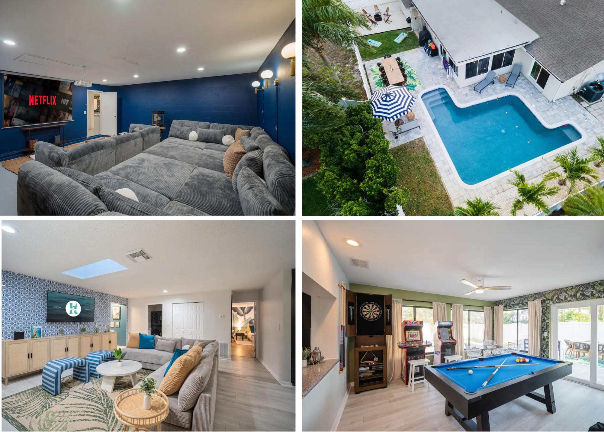 Epic Yard~ Movie Theater~ Pool ~Arcade Games — Seminole, FL — vacation rental