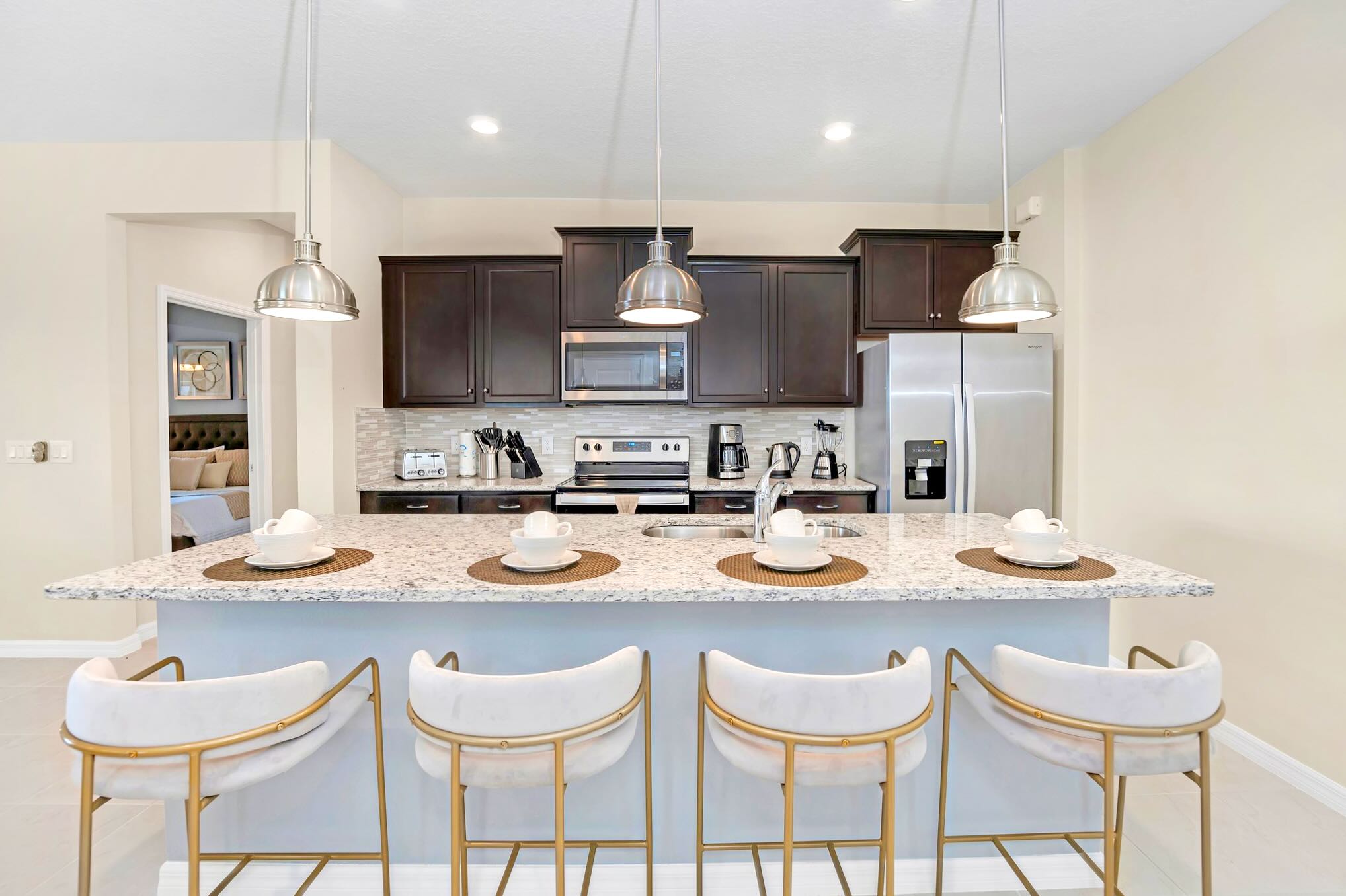 Modern Kitchen Island With Seating And Sleek Design
