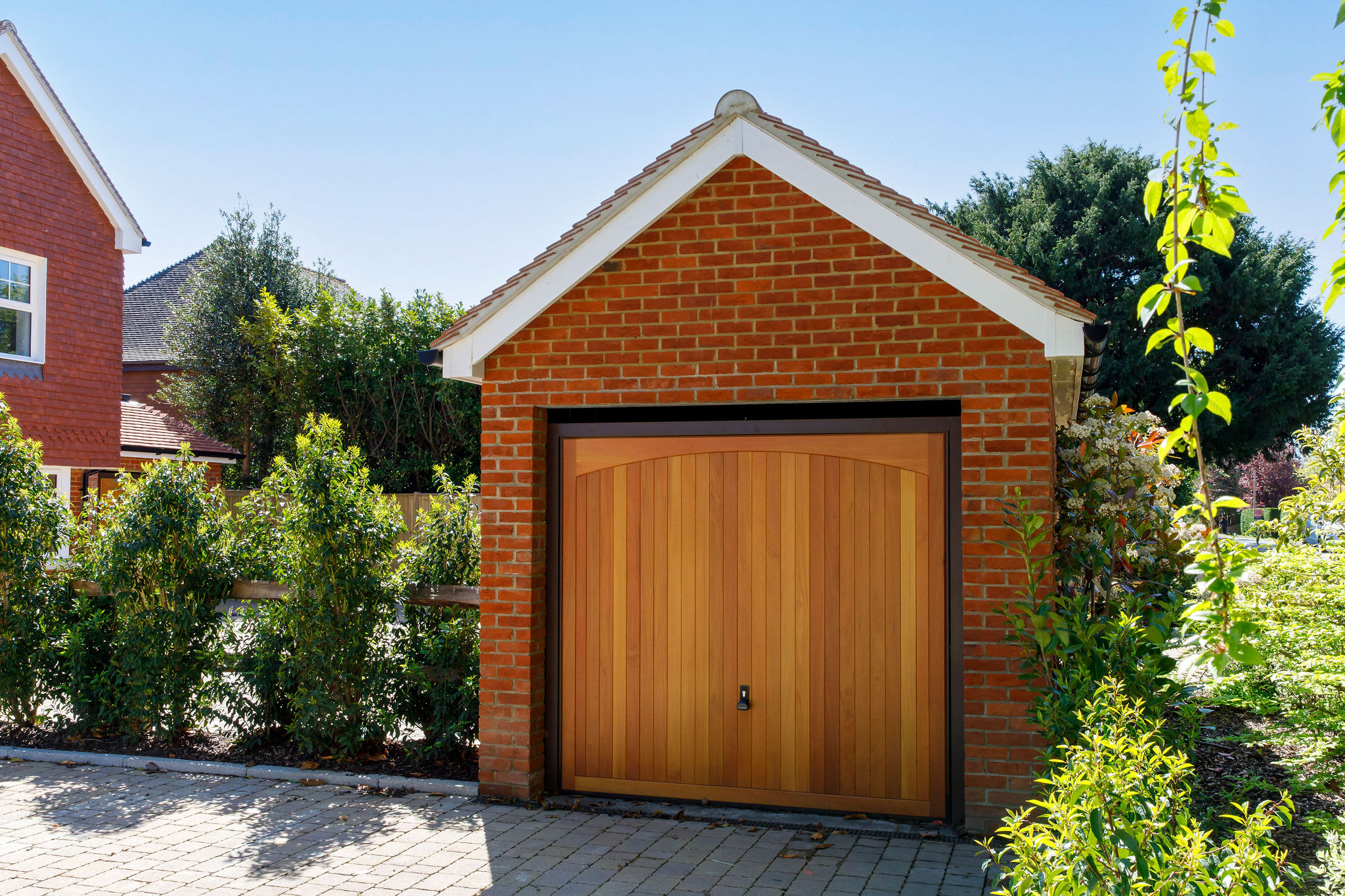 Travelling in a classic/sports car? Securely park it in the lockable garage.