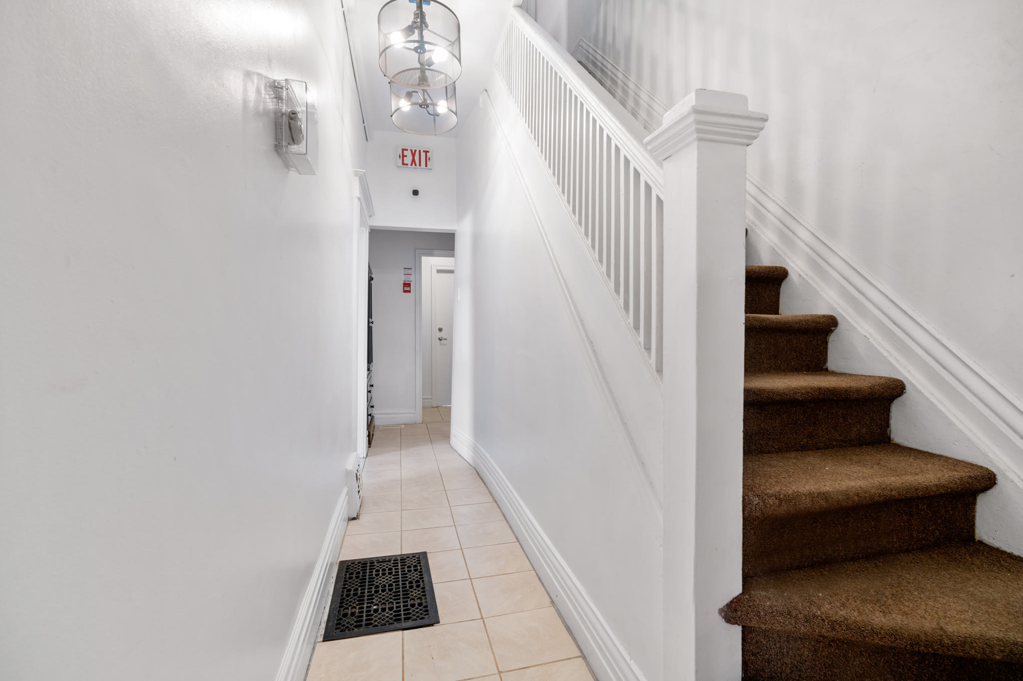 Staircase leading upstairs