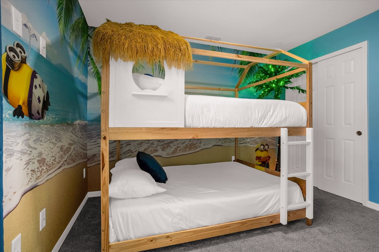 Minions Tropical Themed Room with Bunk-bed