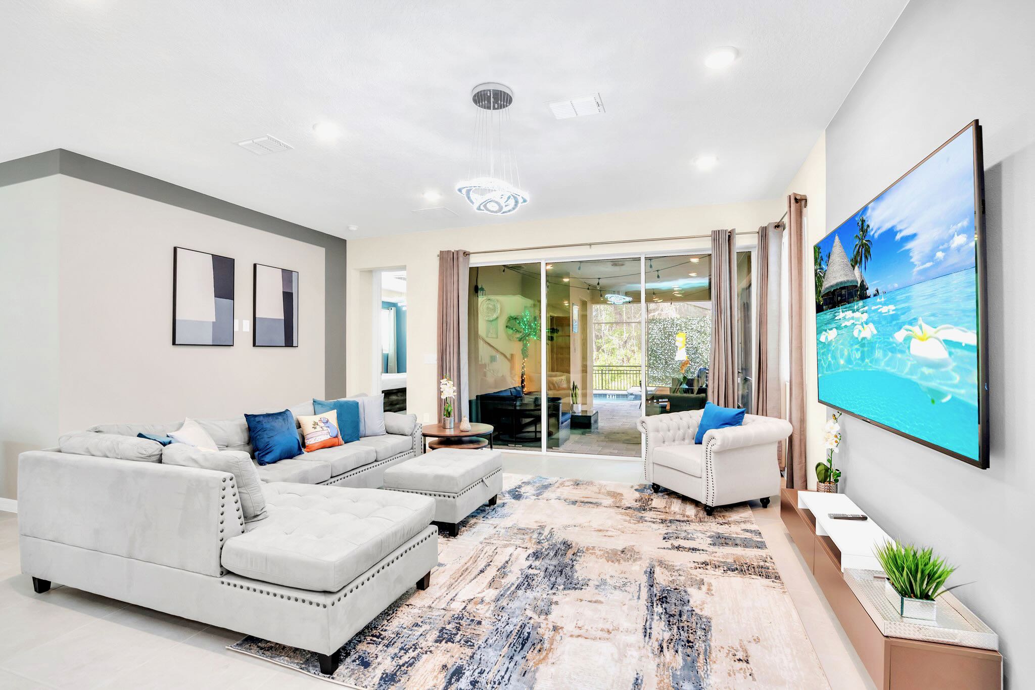 Spectacular 7BR Home w Pool Arcade near Disney 3