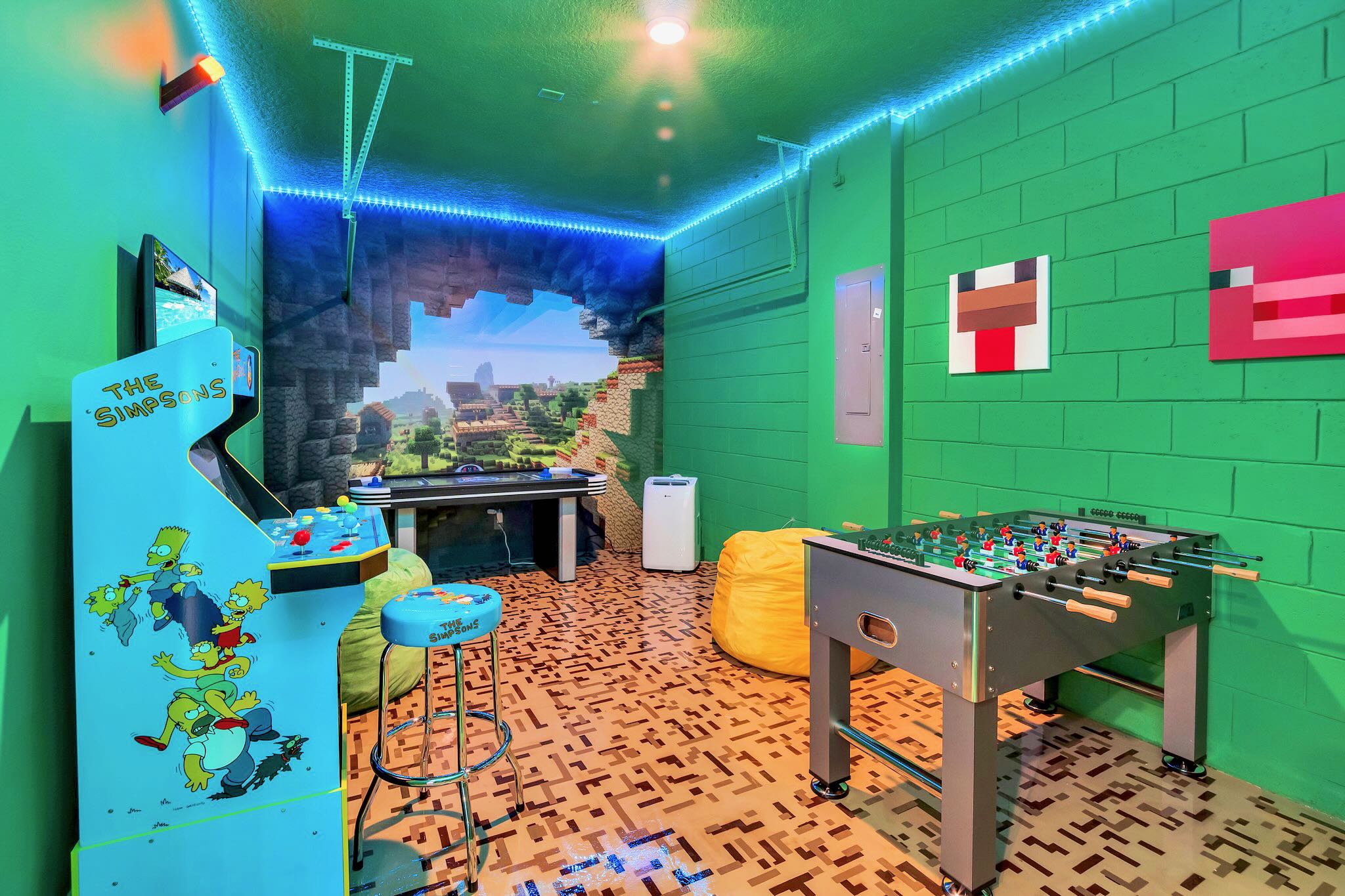 Spectacular 7BR Home w Pool Arcade near Disney 4