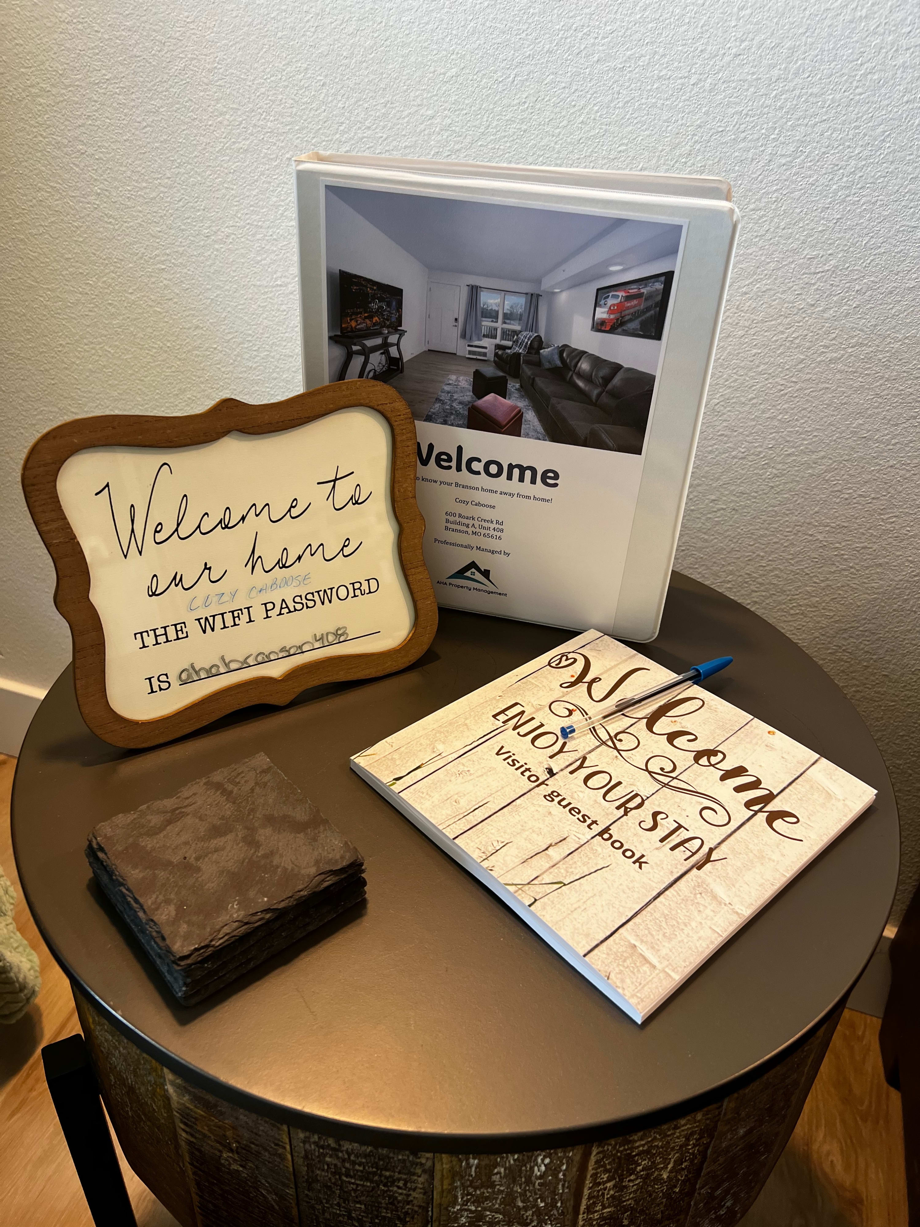 Guest information book and Guest Book