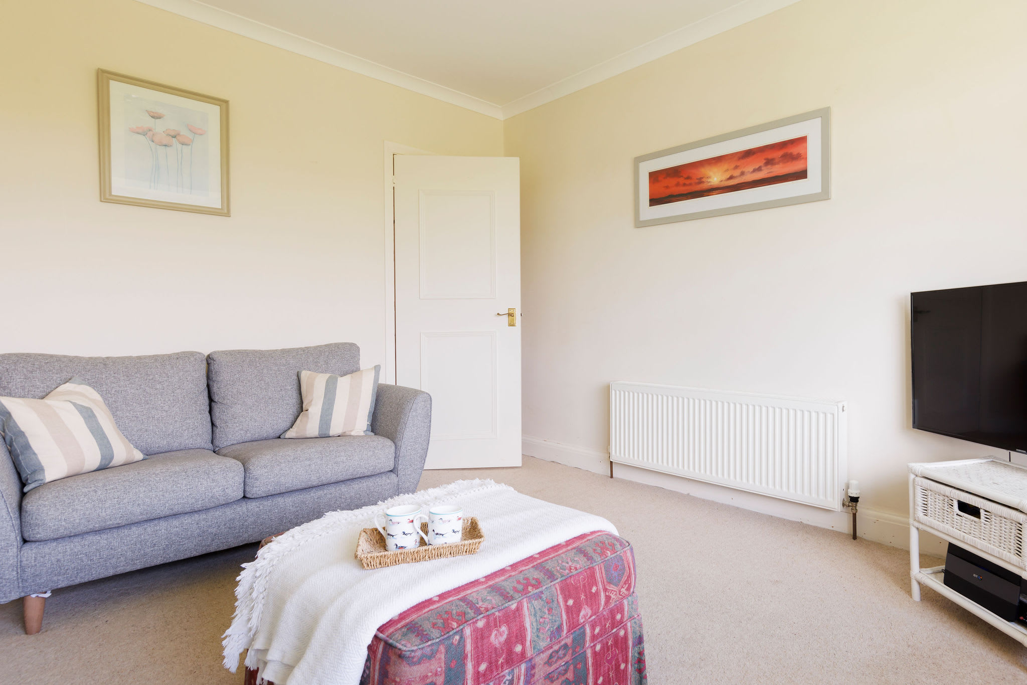 Enjoy space to relax and read in the separate 2nd sitting room.