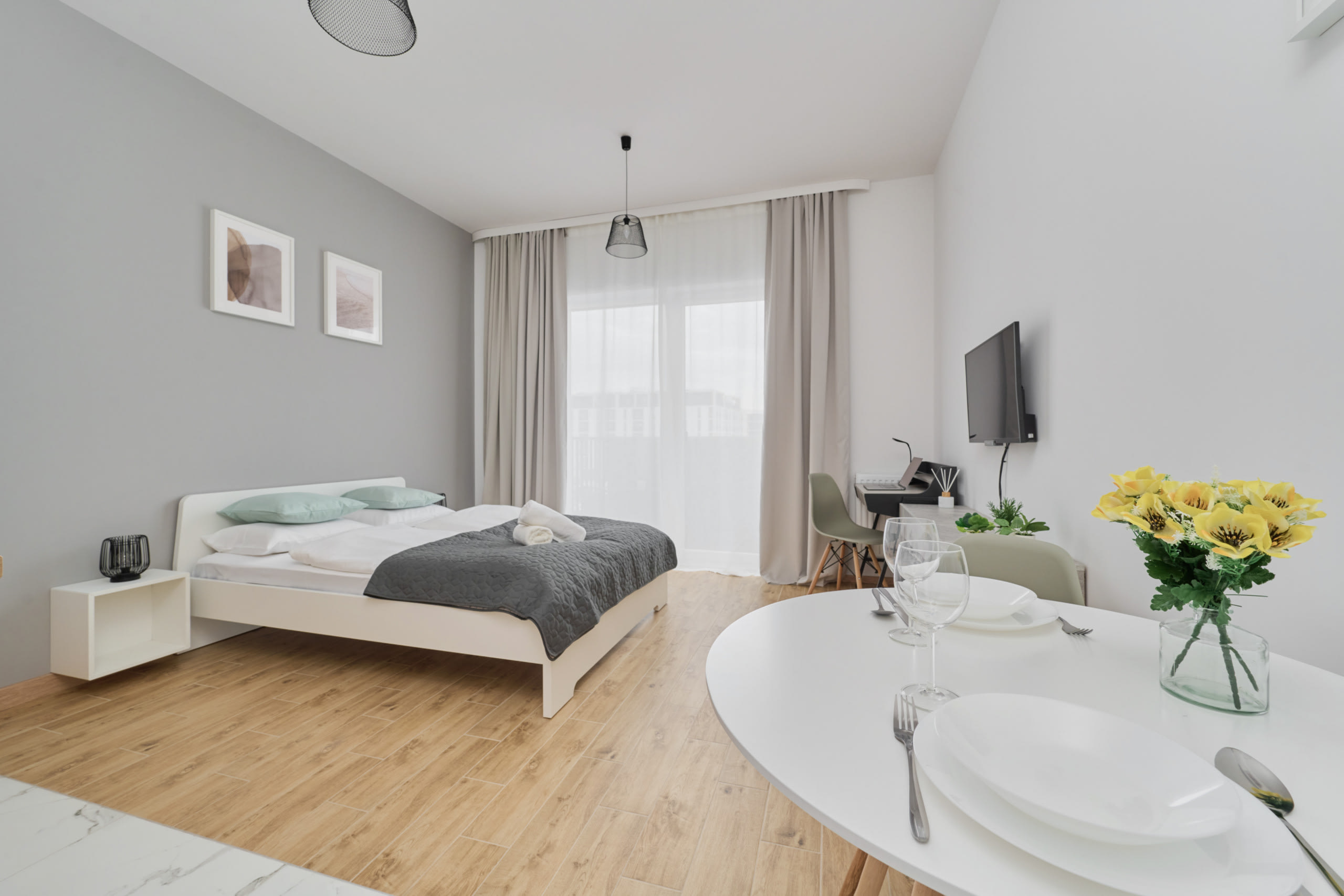 Slonimskiego 2 | Functional Studio | Balcony — Wrocław, Województwo dolnośląskie — vacation rental