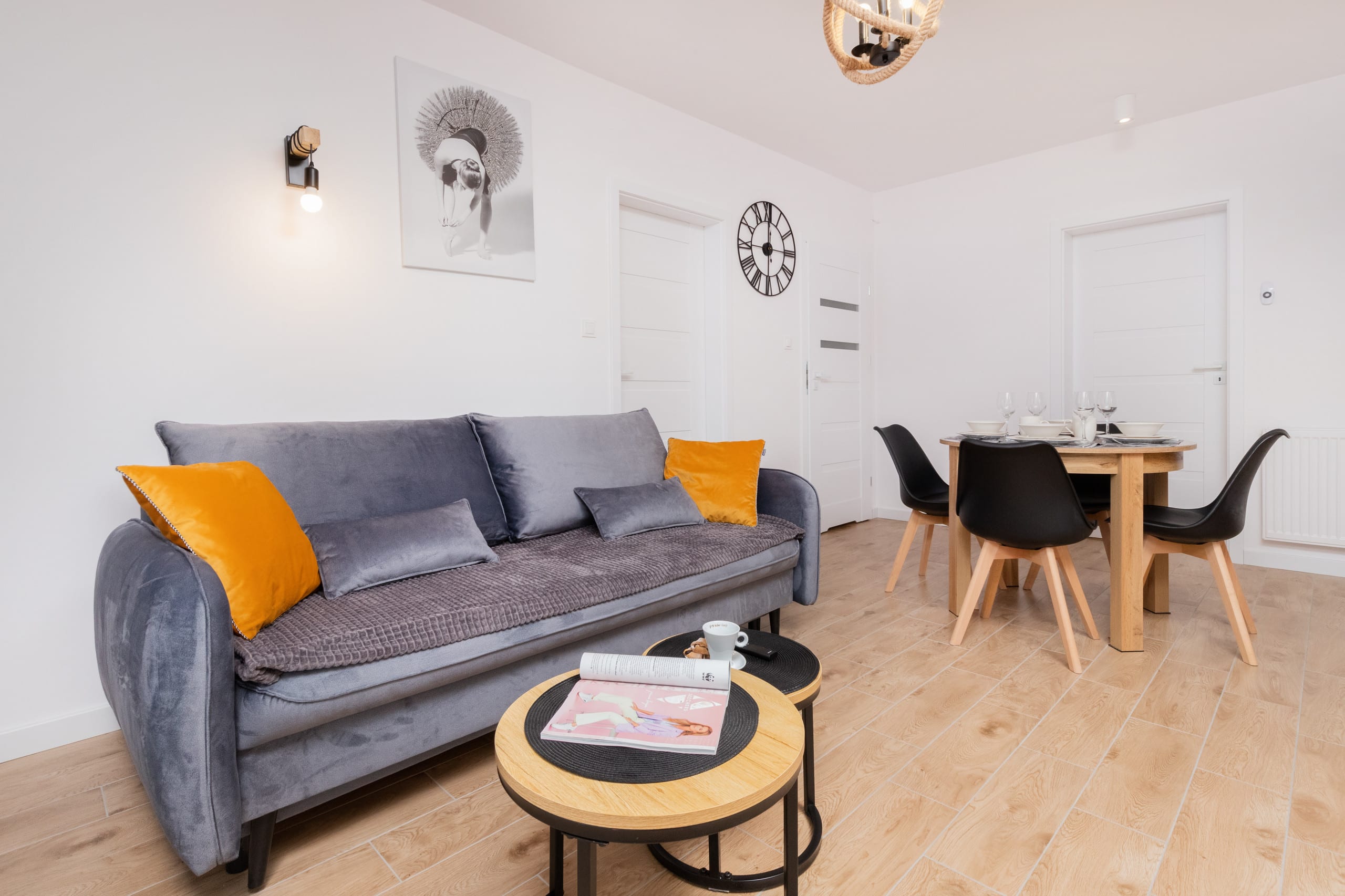 Południowa Przystań 1 Dębki | Bright Apartment with Terrace and Desk — Dębki, Województwo pomorskie — vacation rental