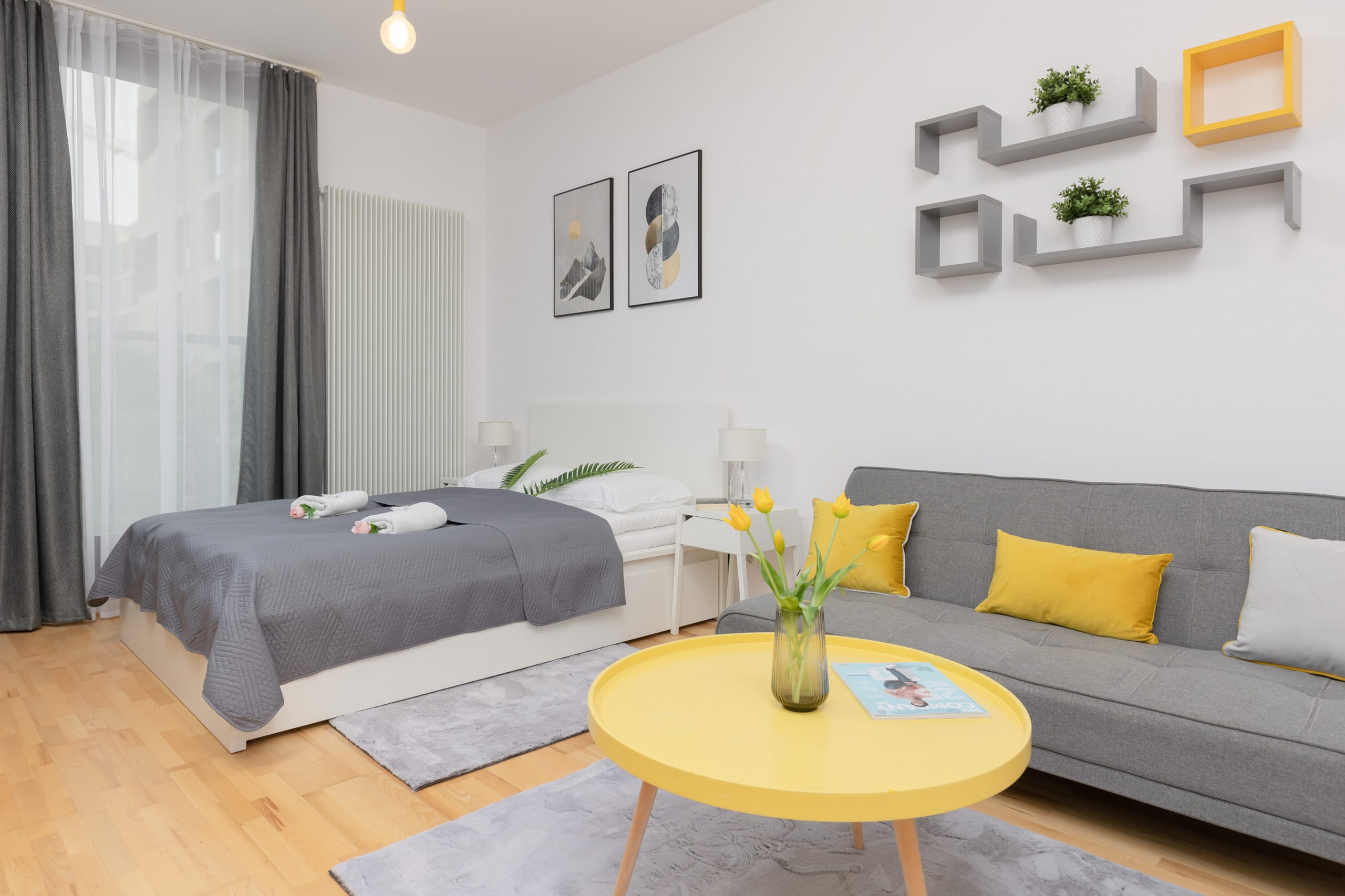 Kolejowa 45 | Elegant Studio | Balcony | Warsaw — Warszawa, Województwo mazowieckie — vacation rental