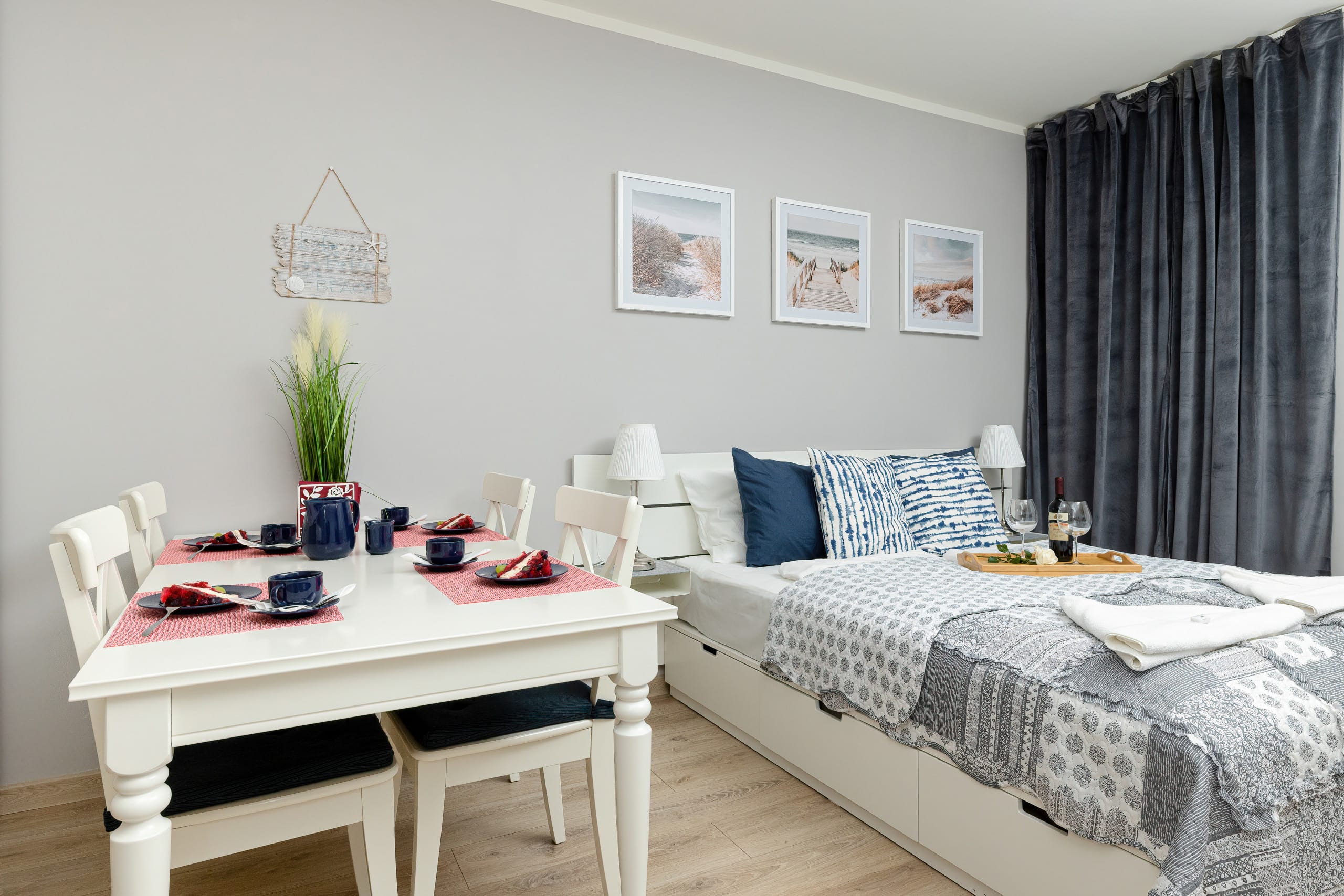 Grunwaldzka 6B Pobierowo | Bright Studio by the Beach | Balcony — Pobierowo, Województwo zachodniopomorskie — vacation rental