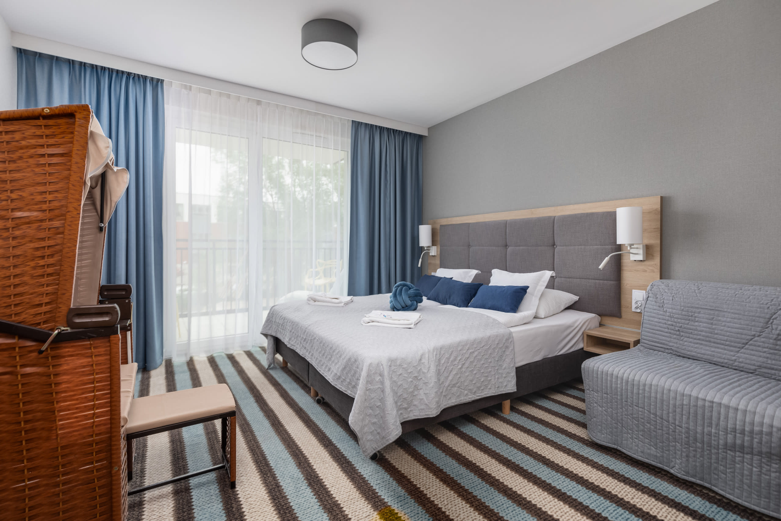 Bel Mare Międzyzdroje | Stylish Studio for Three People | Parking & Balcony | Modern Development with Swimming Pool — Międzyzdroje, Województwo zachodniopomorskie — vacation rental