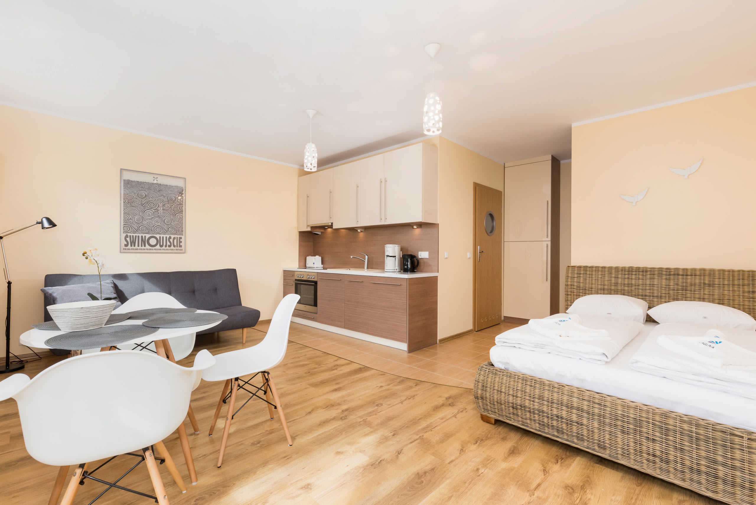 11 Listopada 3D Świnoujście | Compact Studio with Balcony — Świnoujście, Województwo zachodniopomorskie — vacation rental