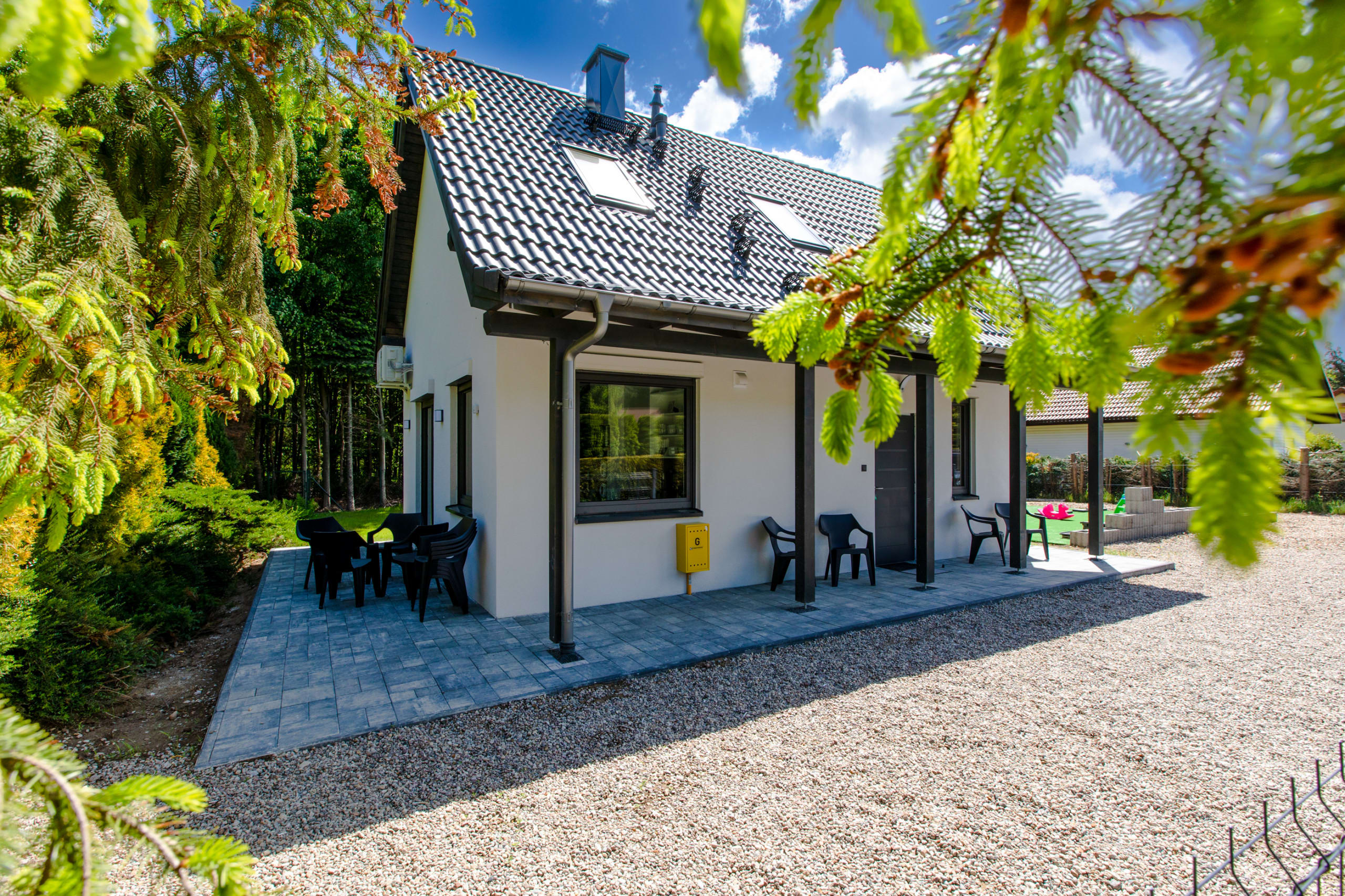Dom OSTOYA Wrzosowo | House with A/C | Terrace — Radawka, Województwo zachodniopomorskie — vacation rental