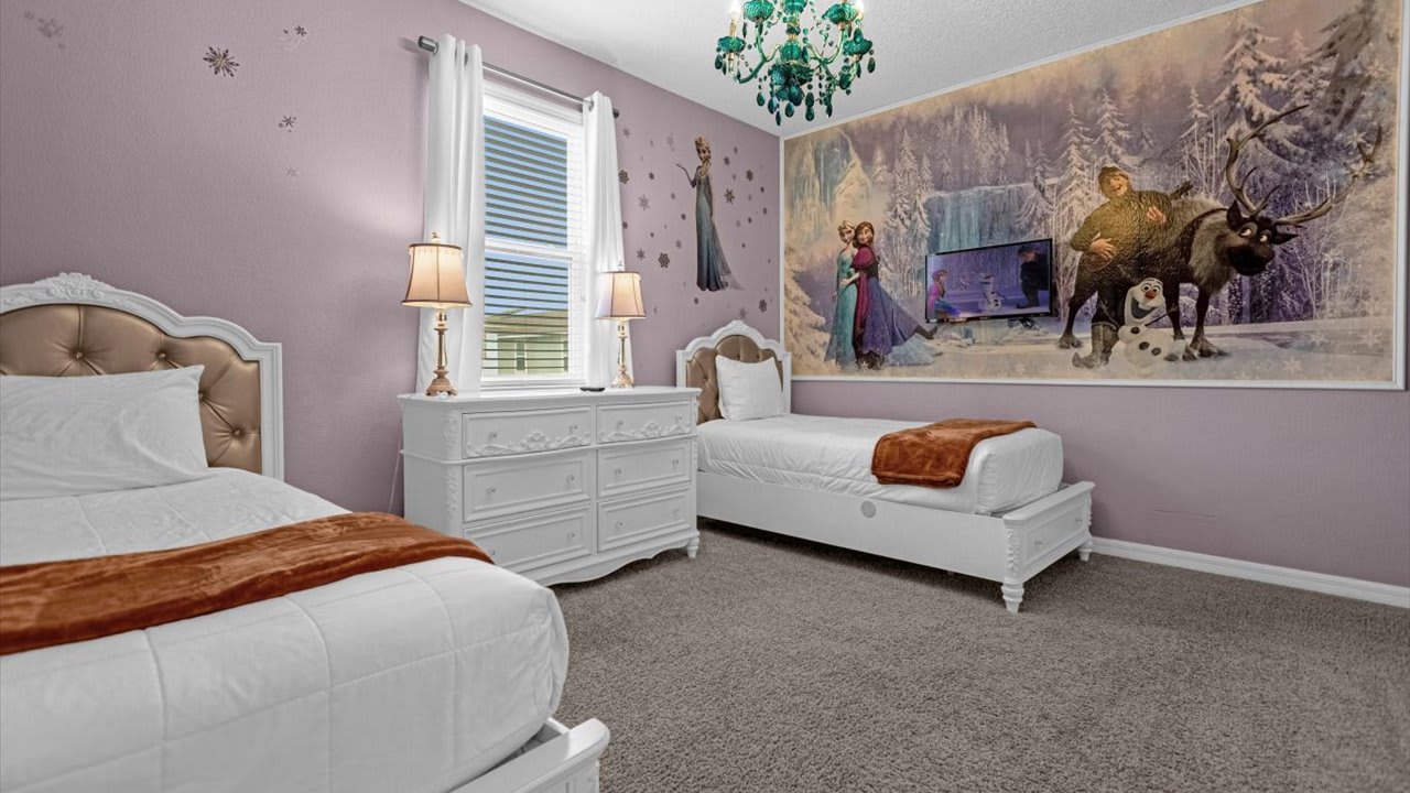 Magical 7BR Disney Retreat Pool Spa Game Room Theater | Photo 24
