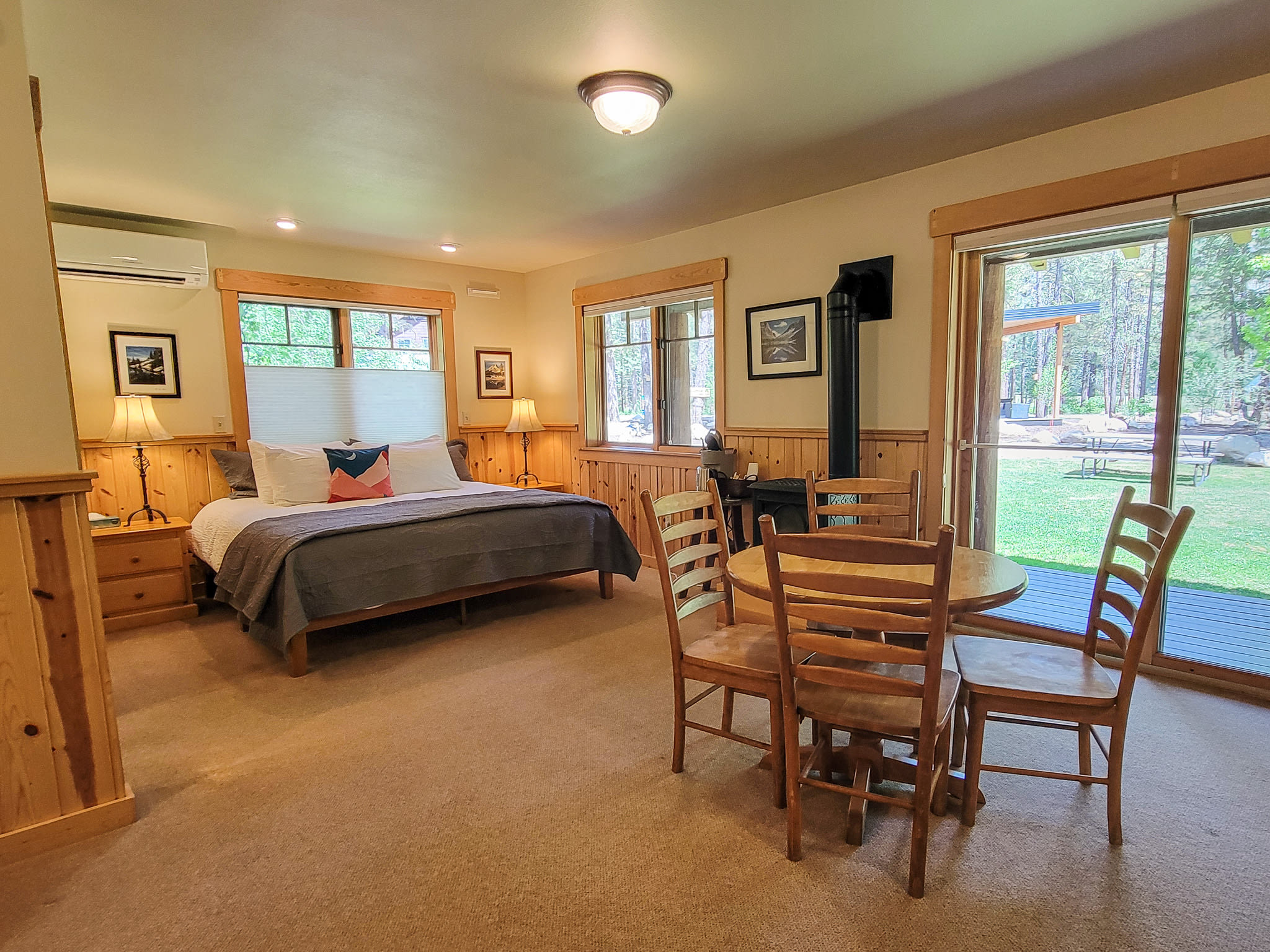 Pine Plus - king bedroom at The Inn At Mazama — Mazama, WA — vacation rental