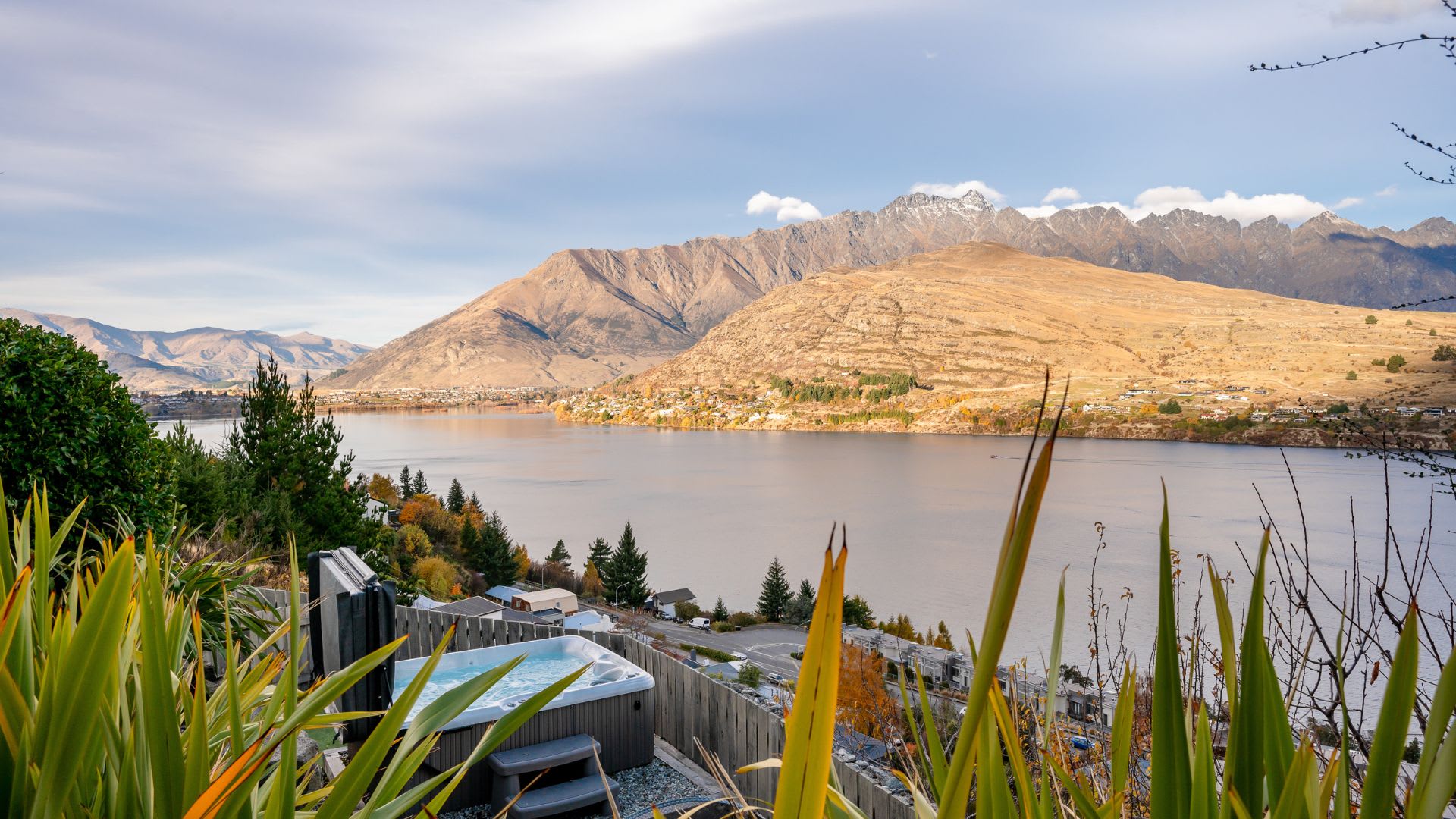 One of the best lookouts in Queenstown from the spa