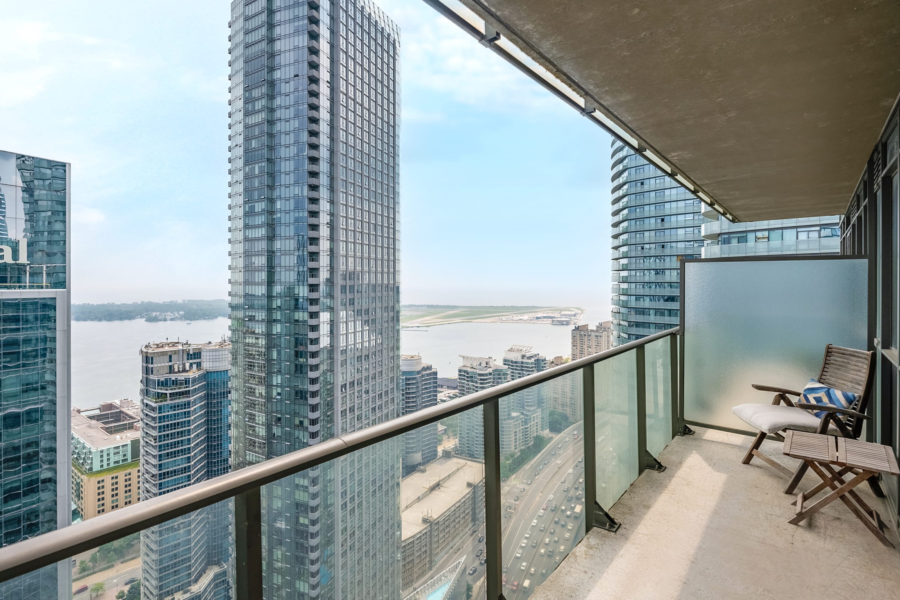 Private Balcony with City Views