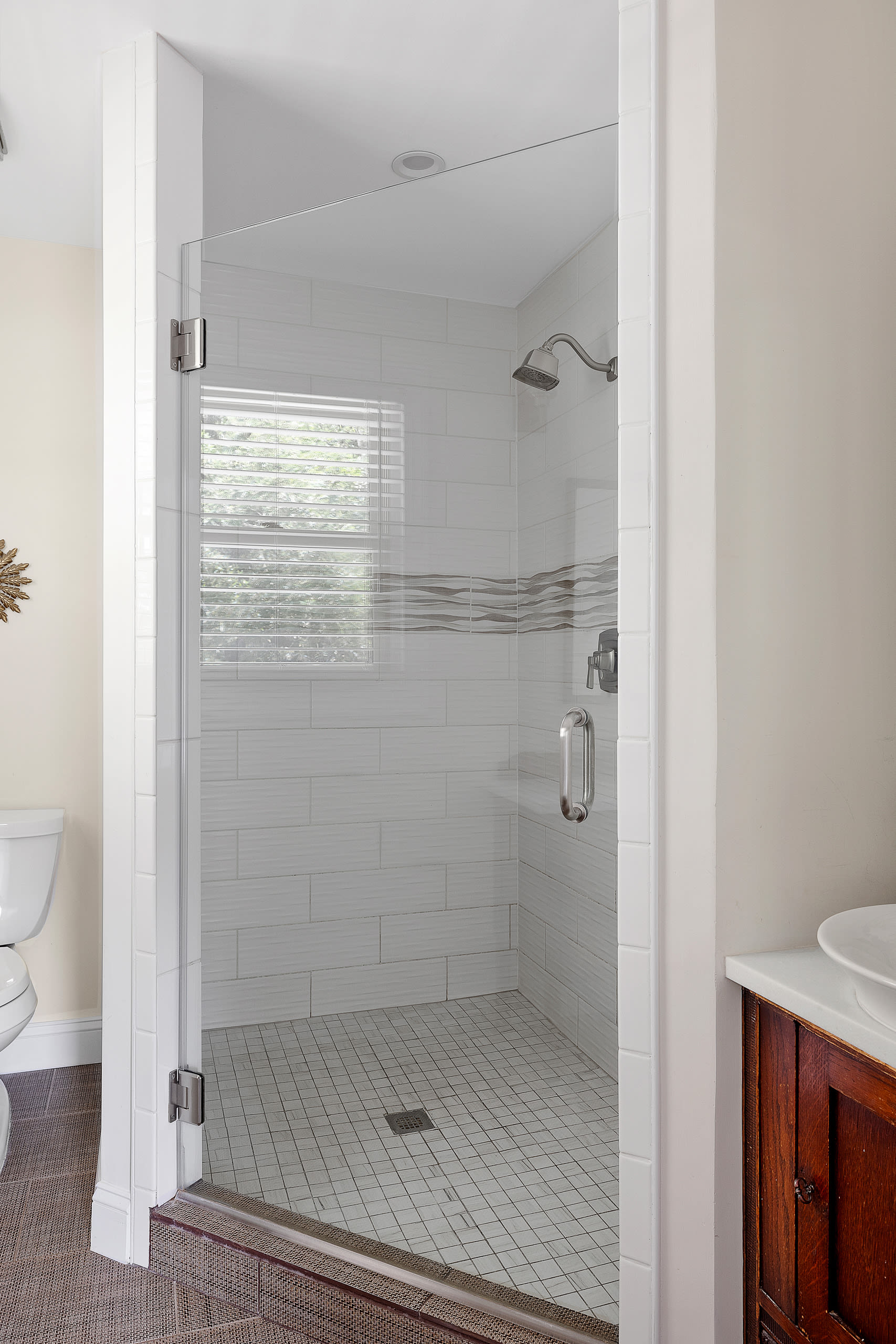 Bathroom #1: Walk-in Shower + Double Vanity