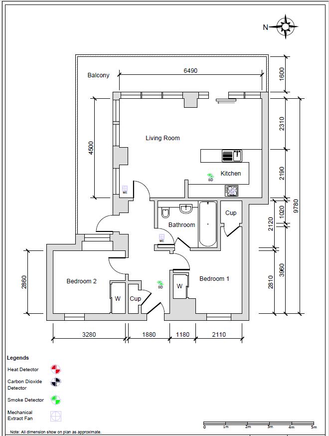 Stunning Penthouse with Balcony in Glasgow in 45 Mitchell Street G1 3LA - Property image 20 - VivreStays