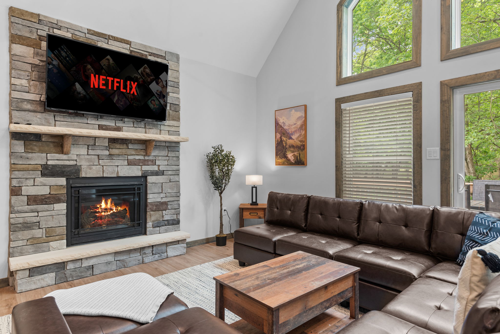 Fireplace Detail with Seating
The glow of the fire, a comfy spot to sit, and a warm, welcoming atmosphere that makes you feel instantly at home.