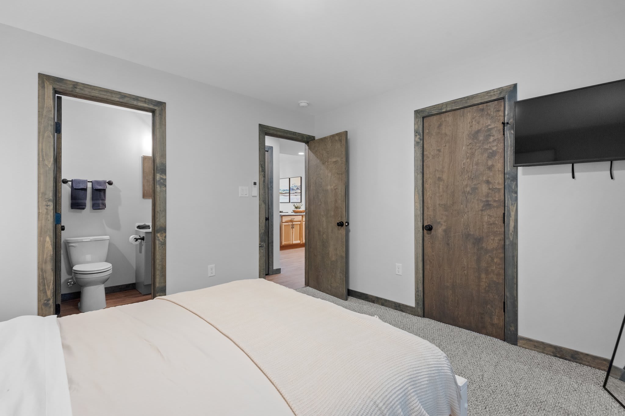 Spacious and private, this shot shows the seamless layout and convenient ensuite access for extra comfort.