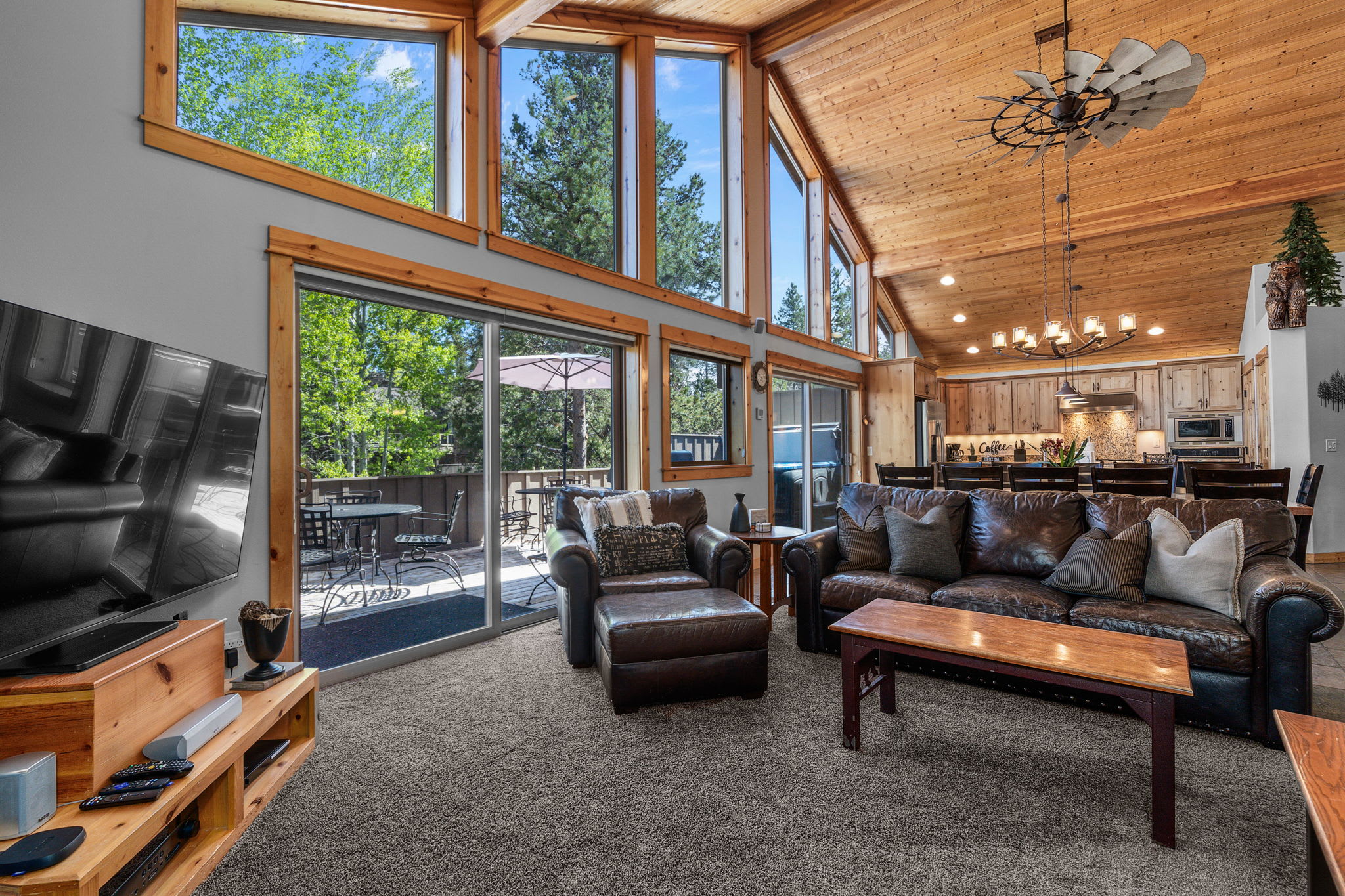 Black Bear Lodge, Floor to Ceiling Windows with Spacious Deck