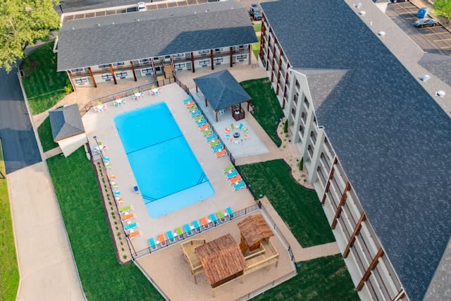 One of Branson's largest and most beautiful outdoor pools and rec areas