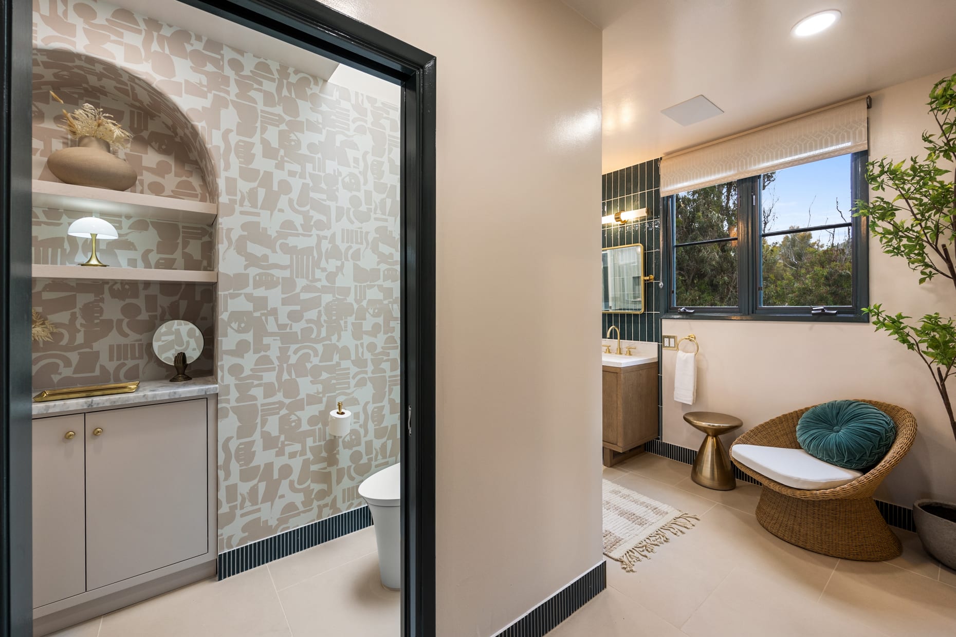 Private water closet in the master bath, offering added privacy and comfort.