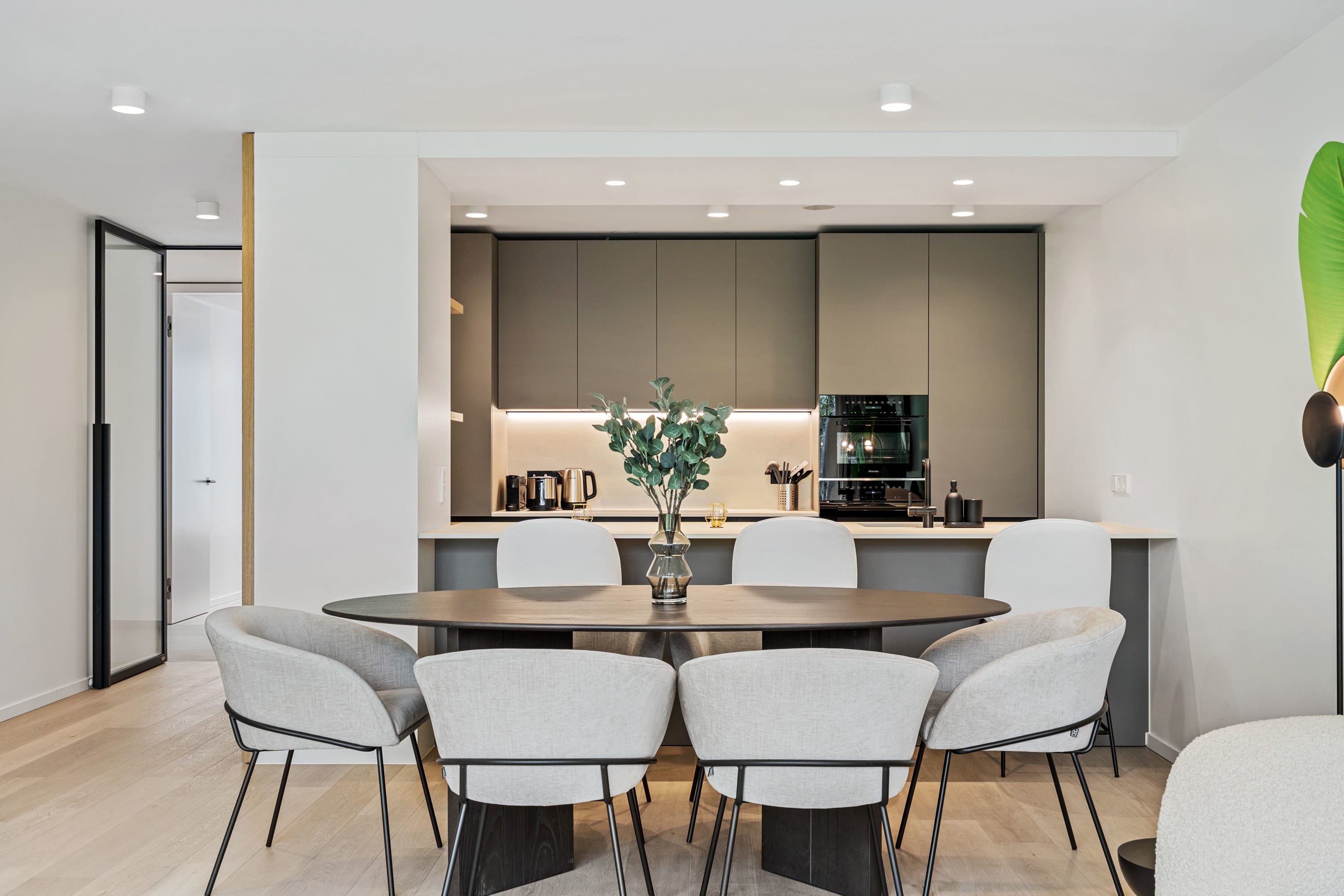 Gather around our stylish dining table for memorable meals and conversations.