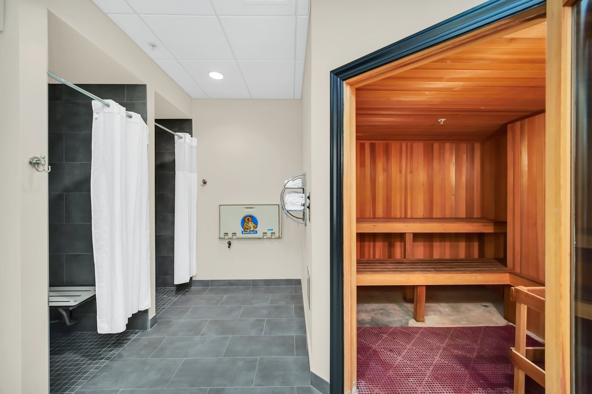 Communal Sauna in the Fitness Center