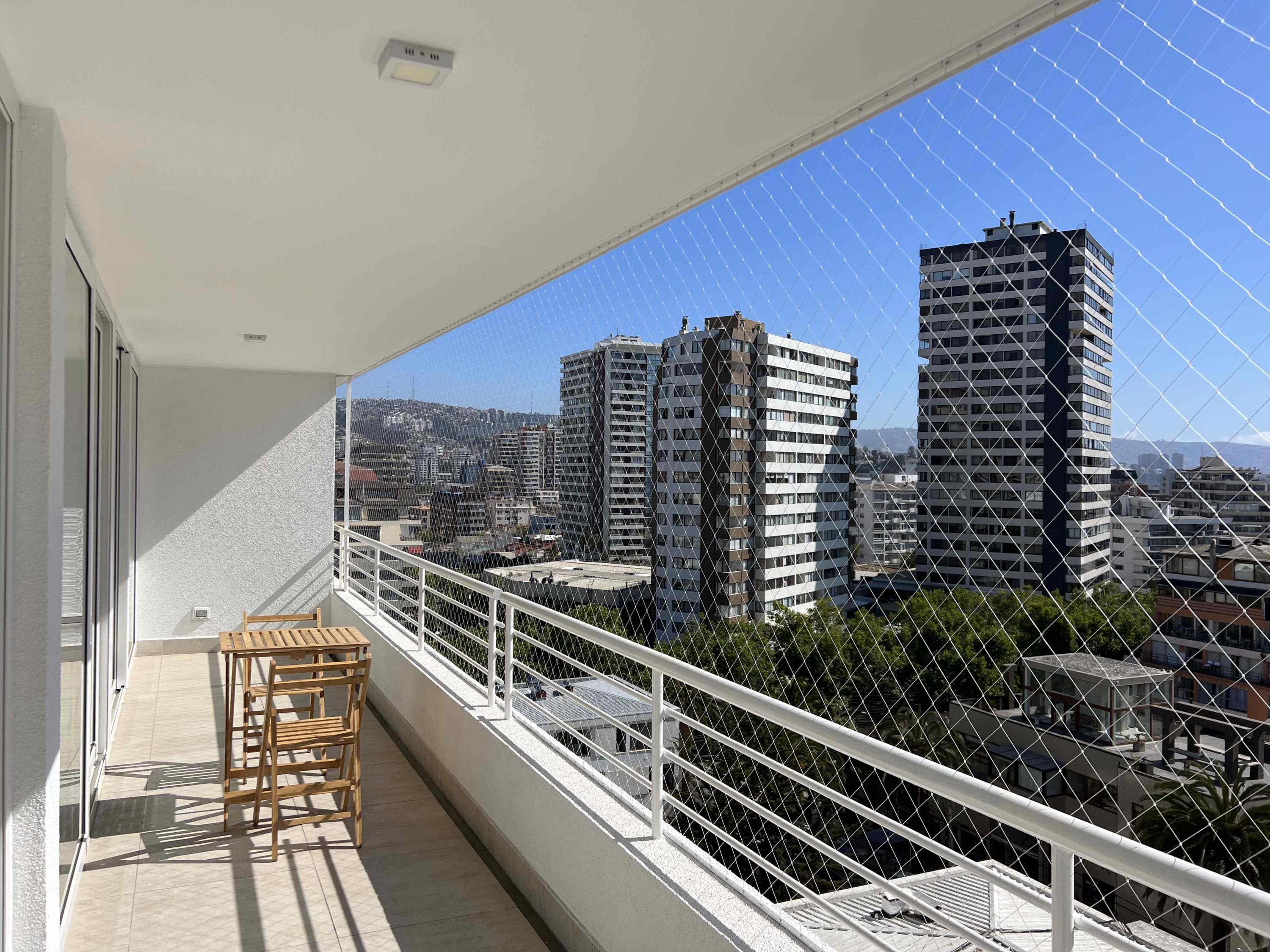 Relax on the spacious balcony with stunning city views, perfect for morning coffee or evening relaxation.