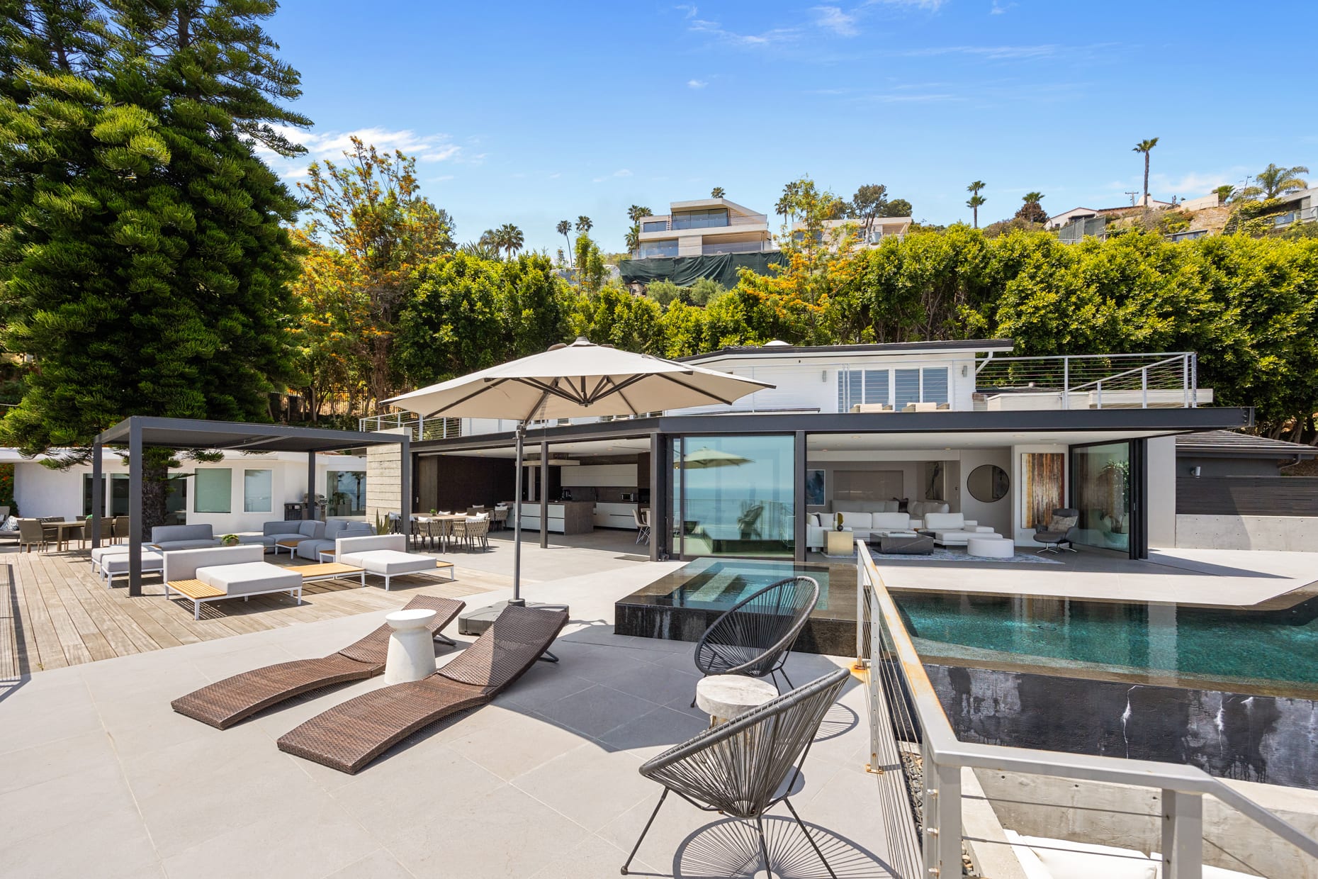 Unwind with a book or simply take in the sounds of nature in this private outdoor oasis.