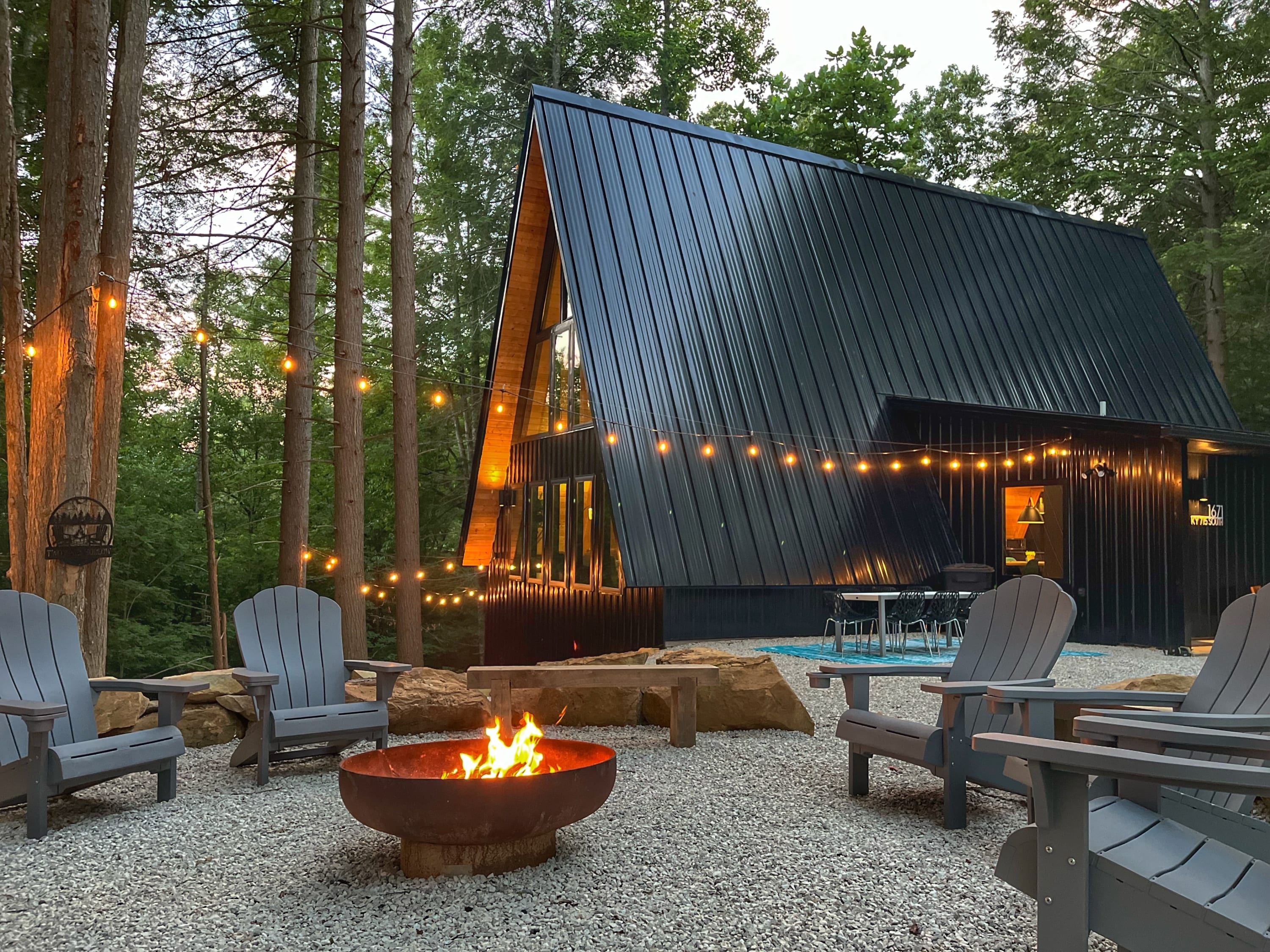 Two Pines Hollow | Private A-Frame | Hot Tub — Rogers, KY — vacation rental