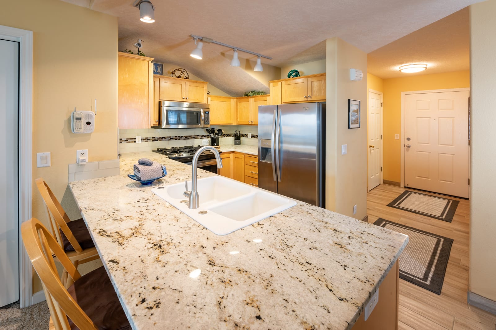 Whalers Loft, Kitchen View from Dining Area