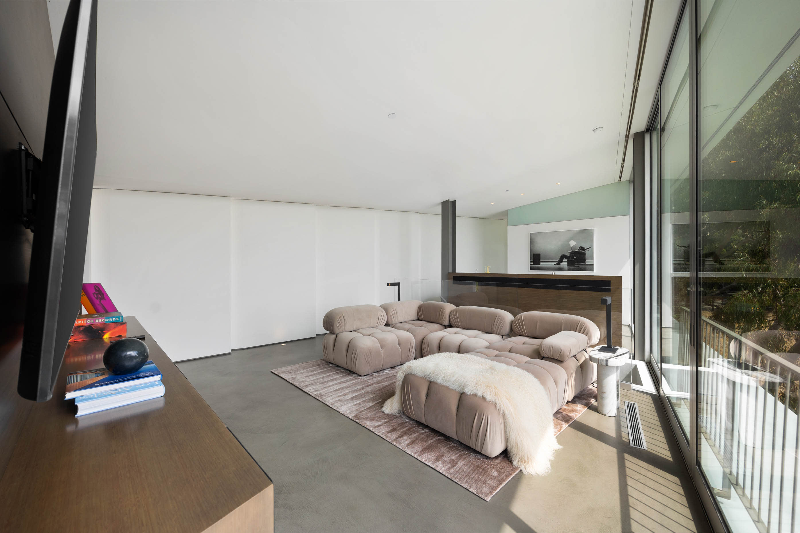 This inviting space is designed with modern comfort and sophisticated aesthetics, ideal for unwinding in luxury.
