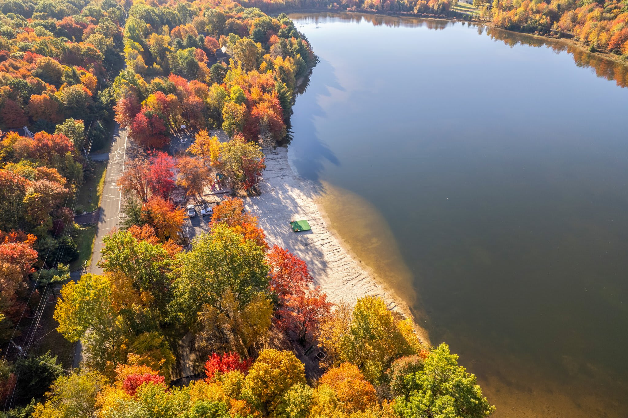 Enjoy the beautiful beach at Brier Crest Woods, included with your amenity passes for the property. 