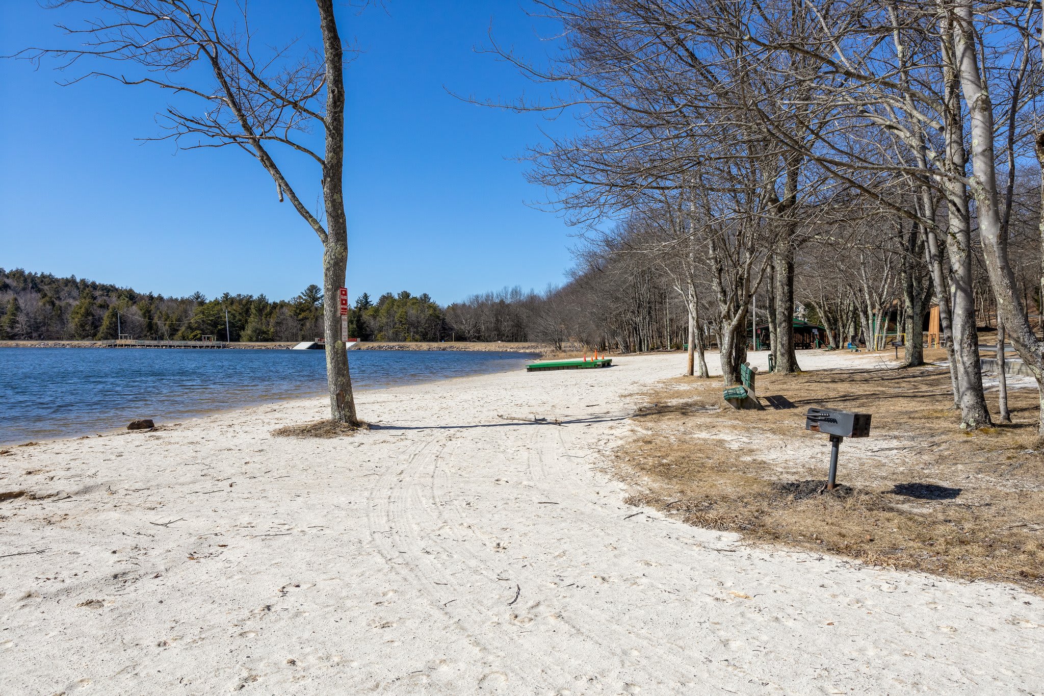 Check-out the beach at Brier Crest Woods for you and your guests to enjoy! 