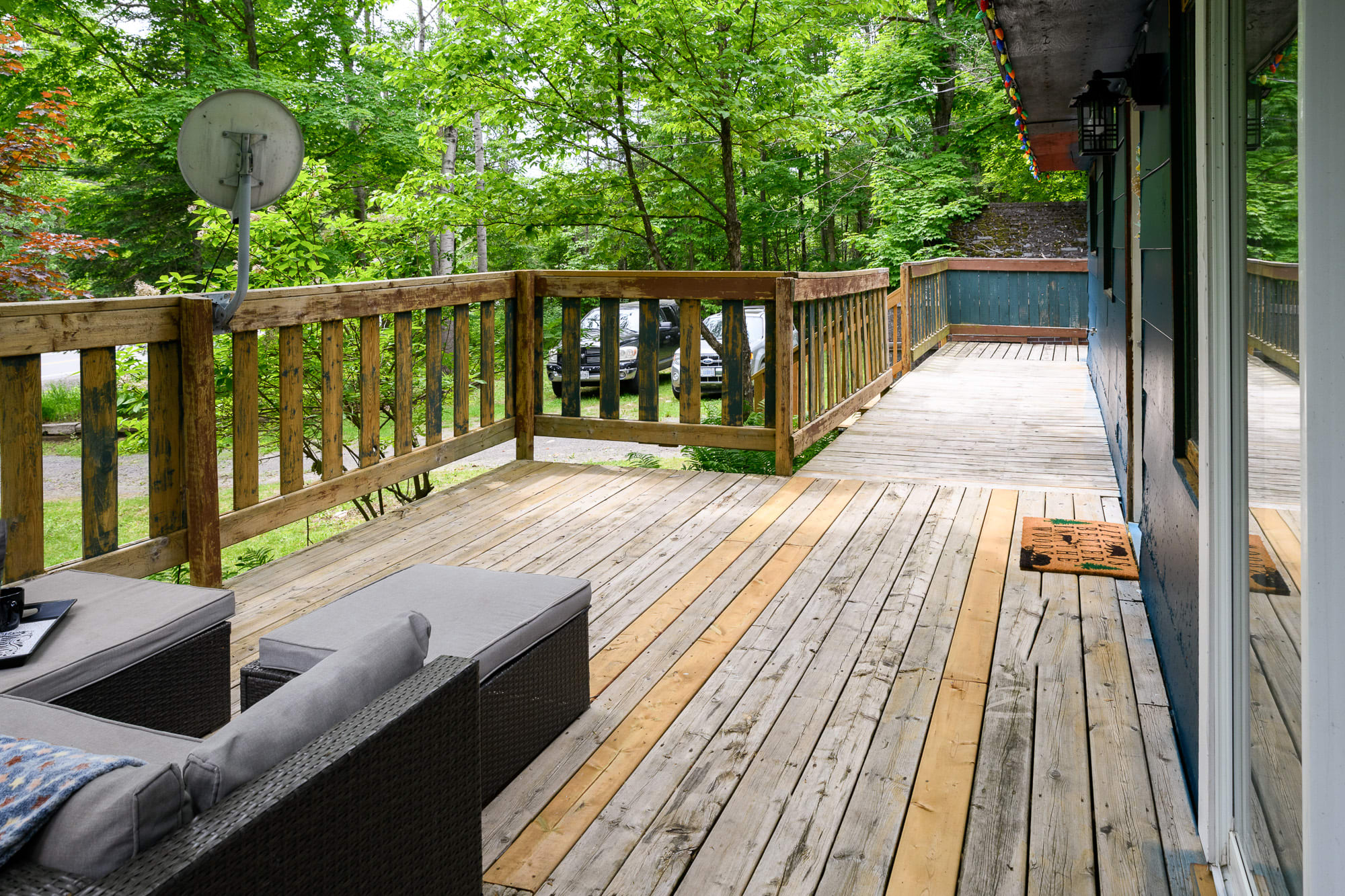 Large spacious patio area