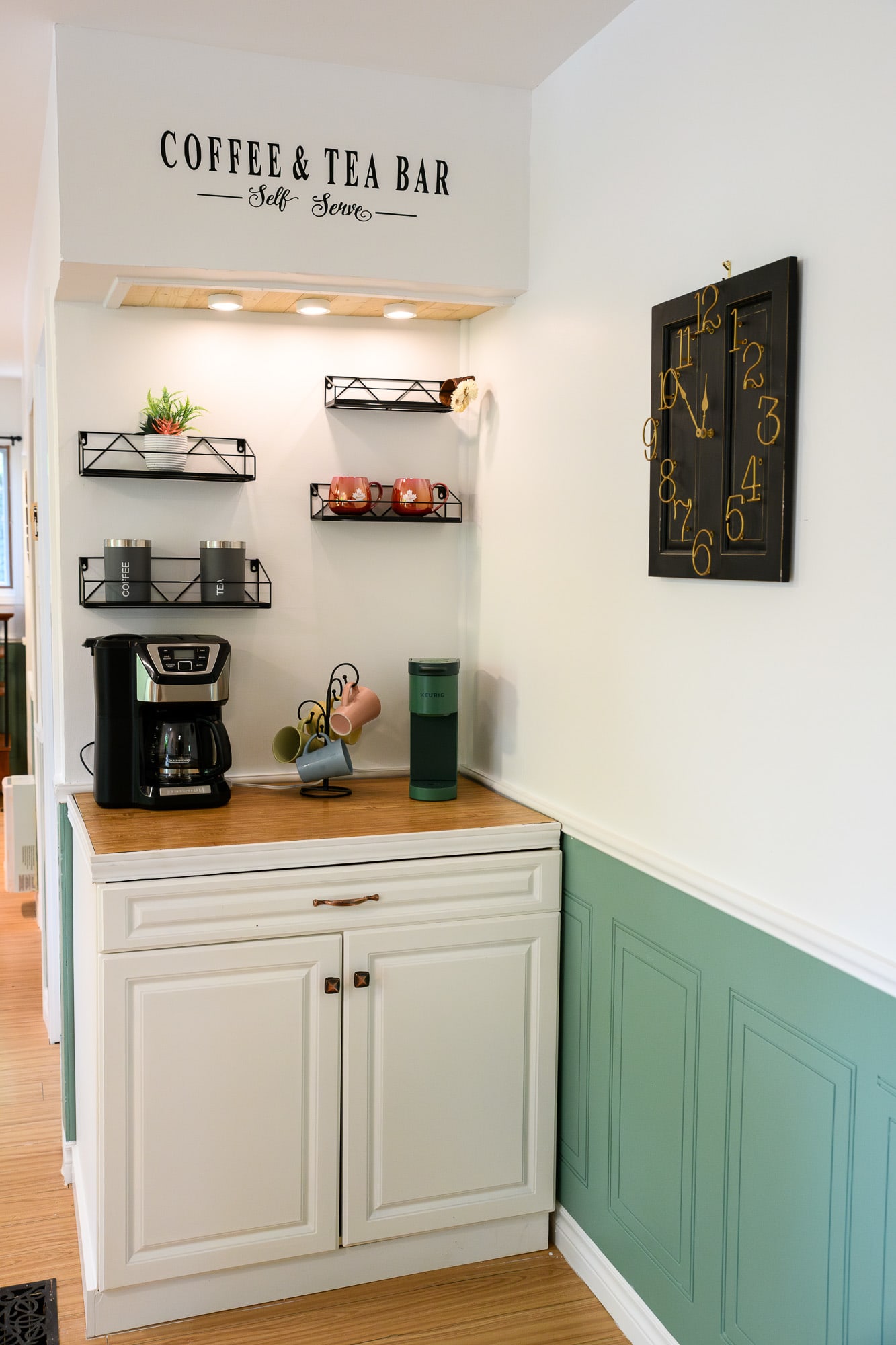 Dedicated Coffee And Tea Bar For Your Morning Brew And Afternoon Relaxation