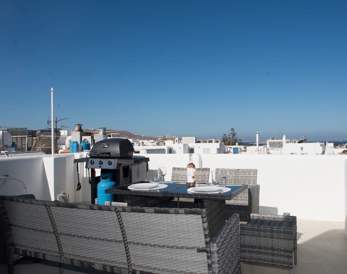 Amazing Mykonos Town Maisonette with Roof Garden in Mykonos — photo 4
