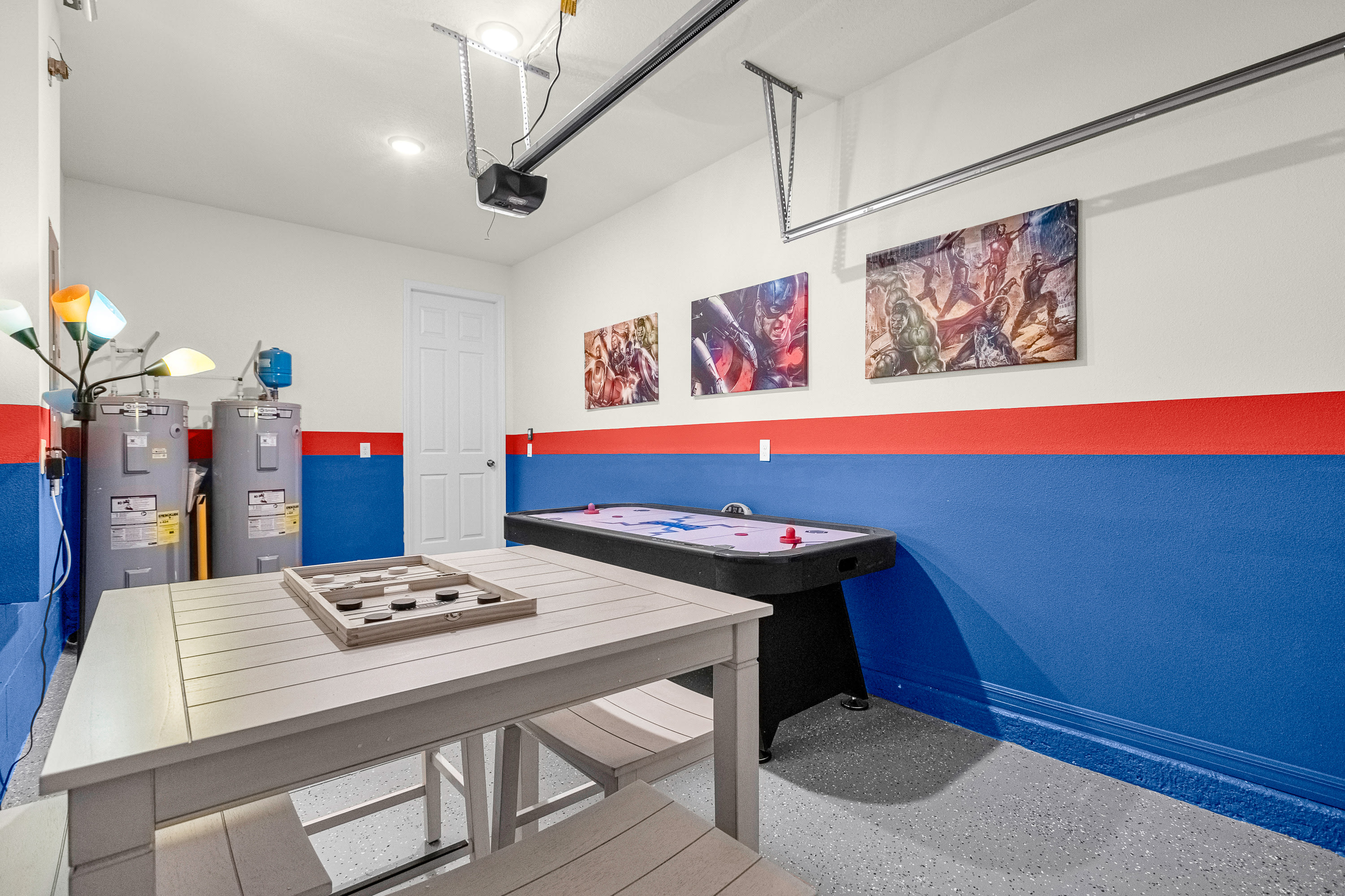 Games Room with Air Hockey