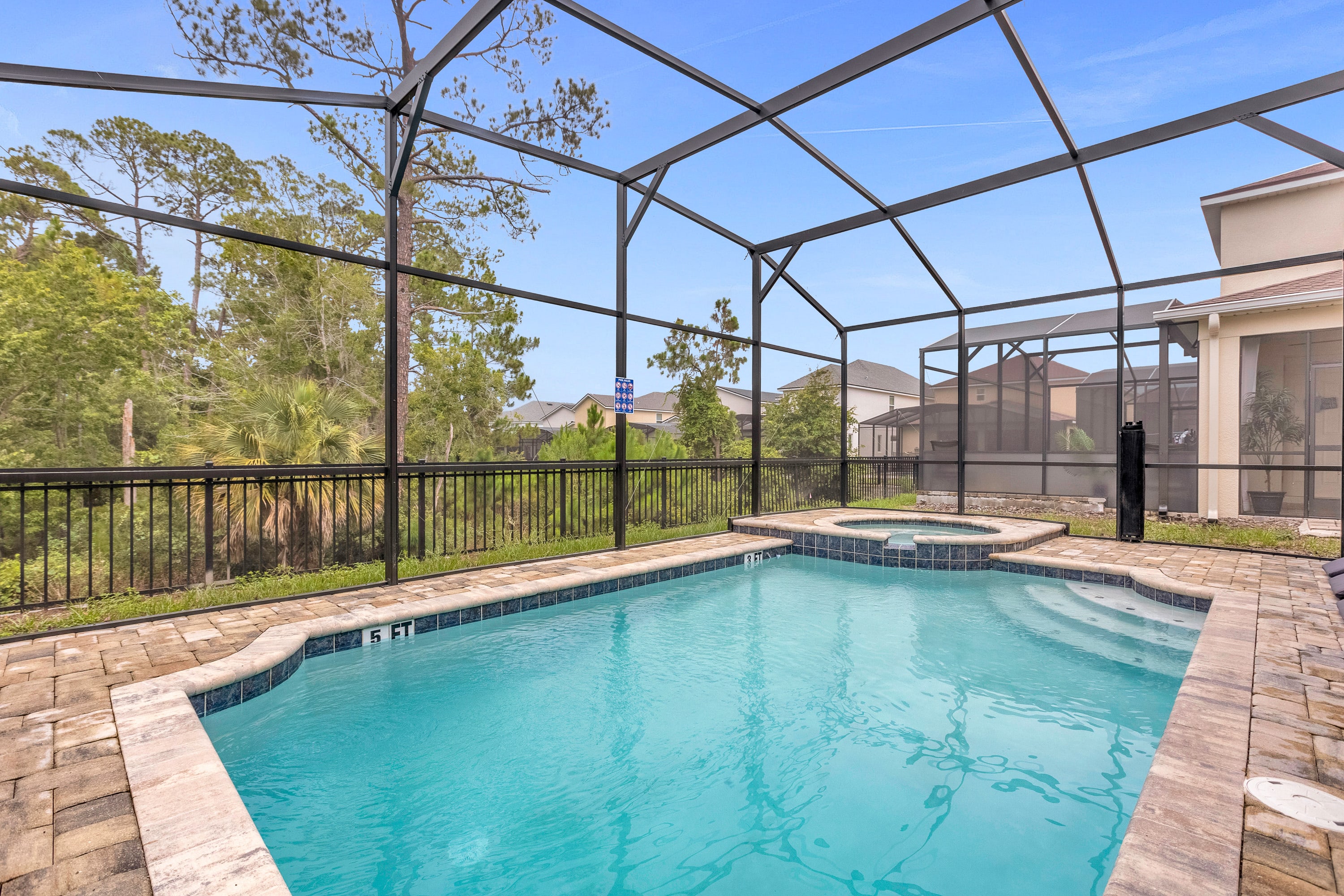 Enjoy The Sparkling Private Pool With Peaceful Garden Views