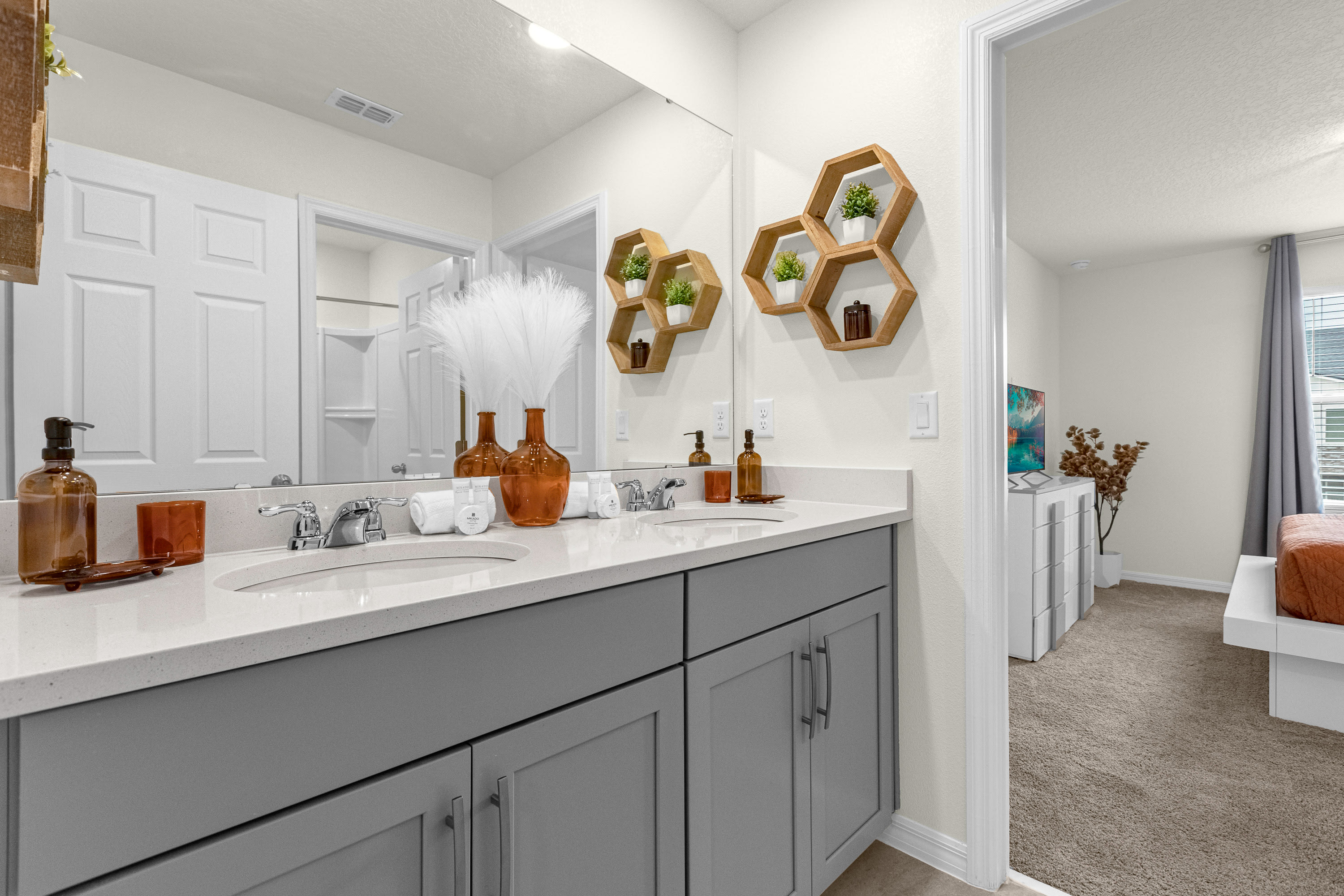 Ensuite Bathroom Connects this Bedroom with the Kids Bedroom
