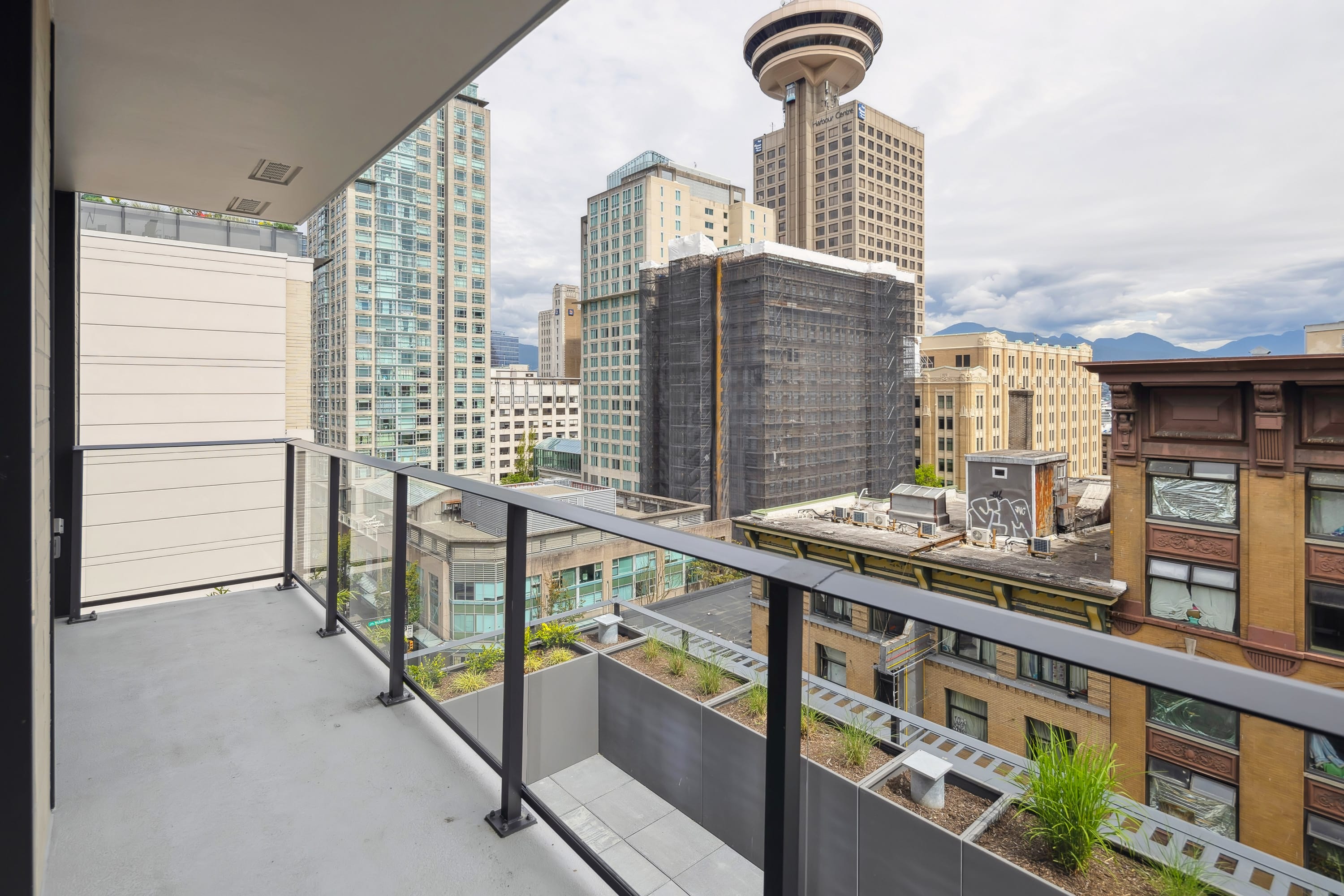Views of harbour center and the North Shore