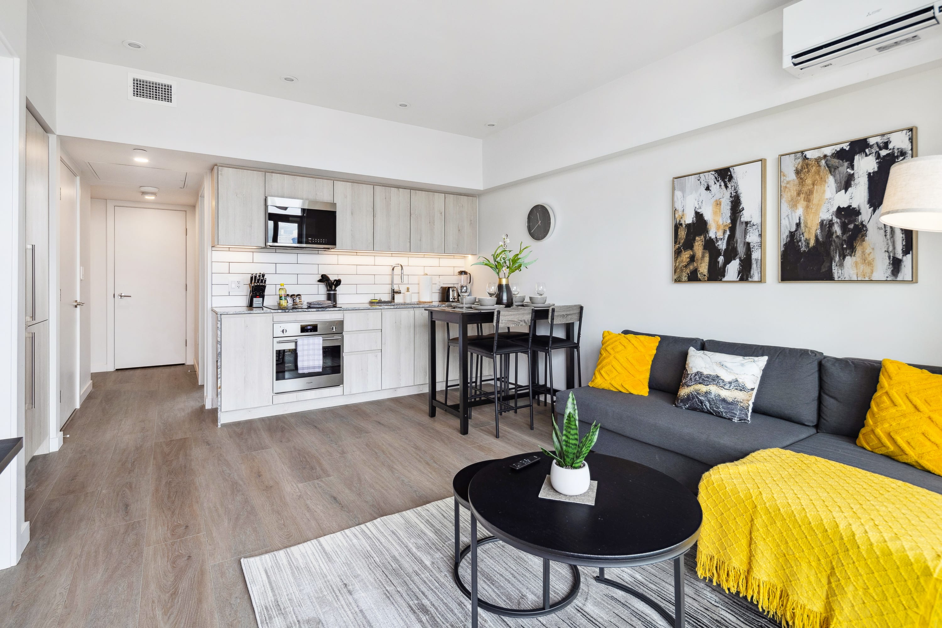 Spacious open concept design