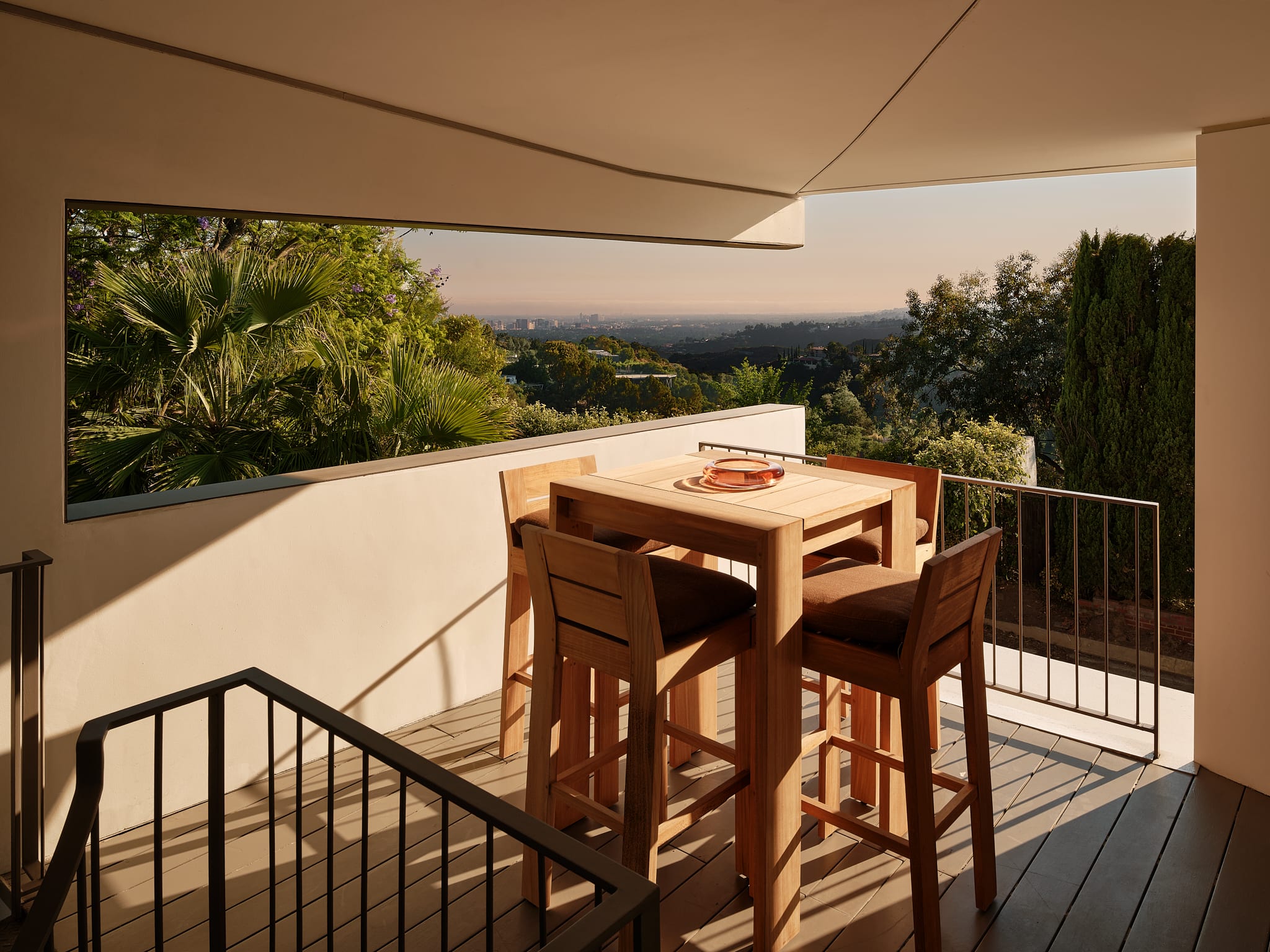 Private balcony for serene morning coffee moments.