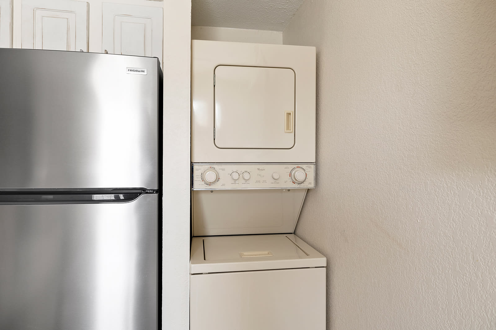 In unit washer and dryer