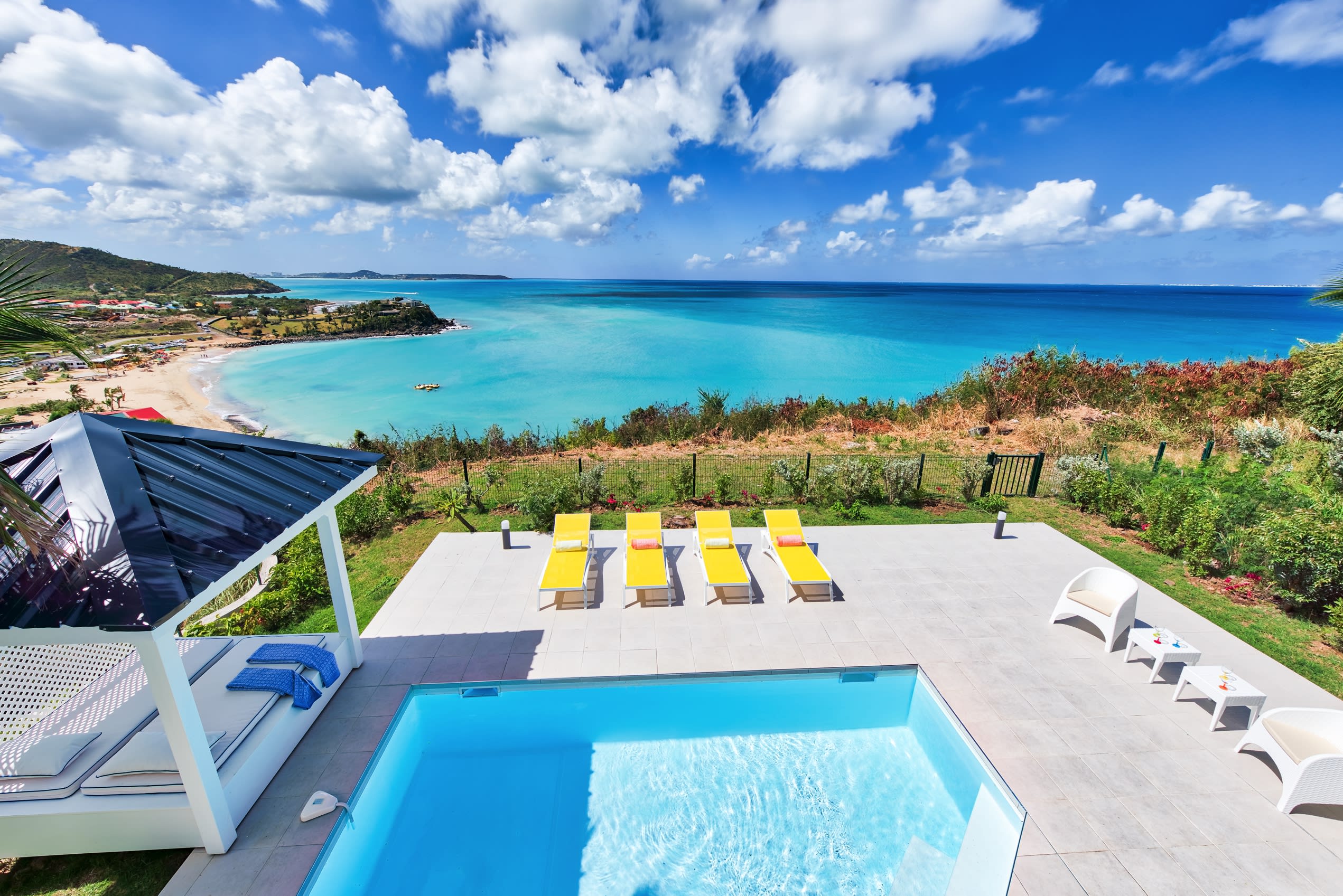 Villa BLUE SAILING – Sunset View Retreat Overlooking Friar’s & Happy Bay in French St. Martin — Saint-Martin — vacation rental