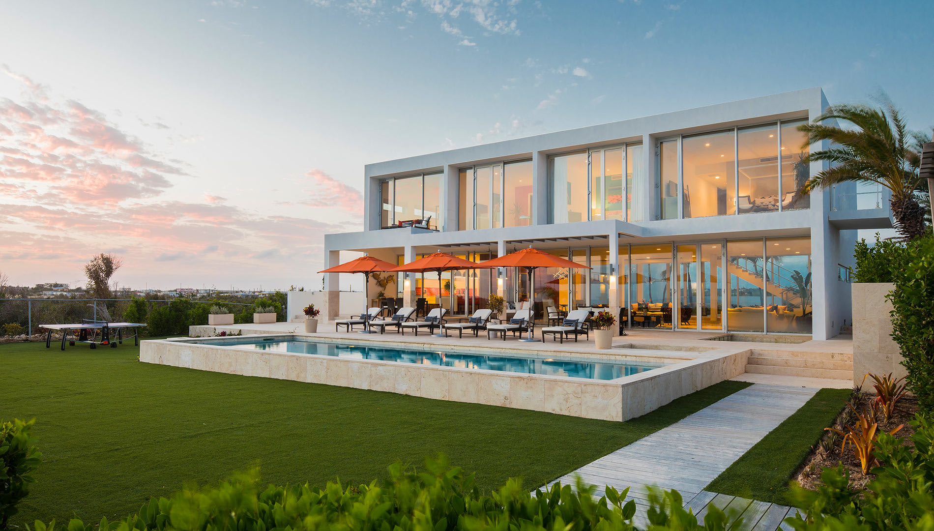 Champagne Shores – Designer Oceanfront Estate in Lockrum, Anguilla — Blowing Point Village — vacation rental