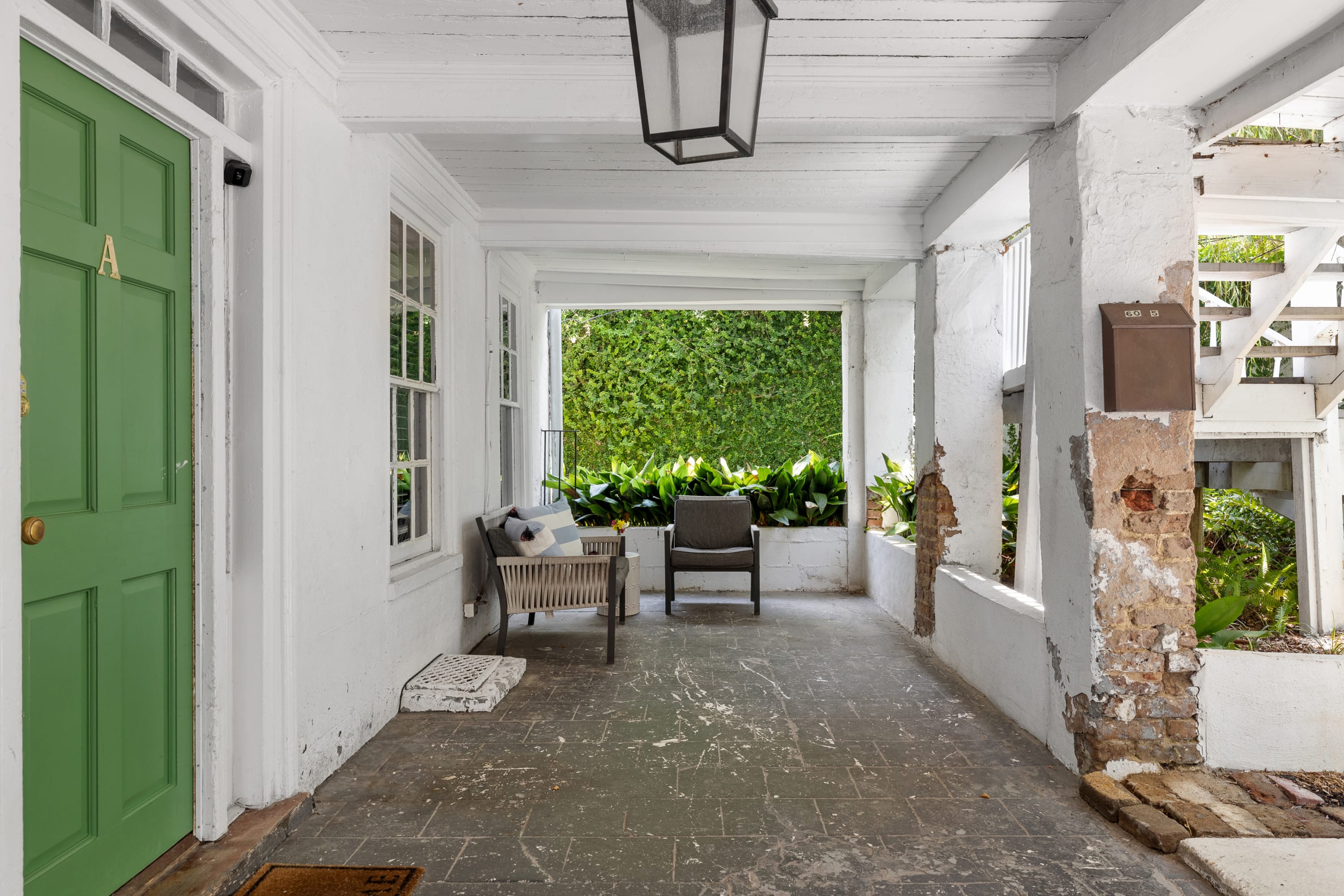 Plenty of room to relax on the outdoor porch