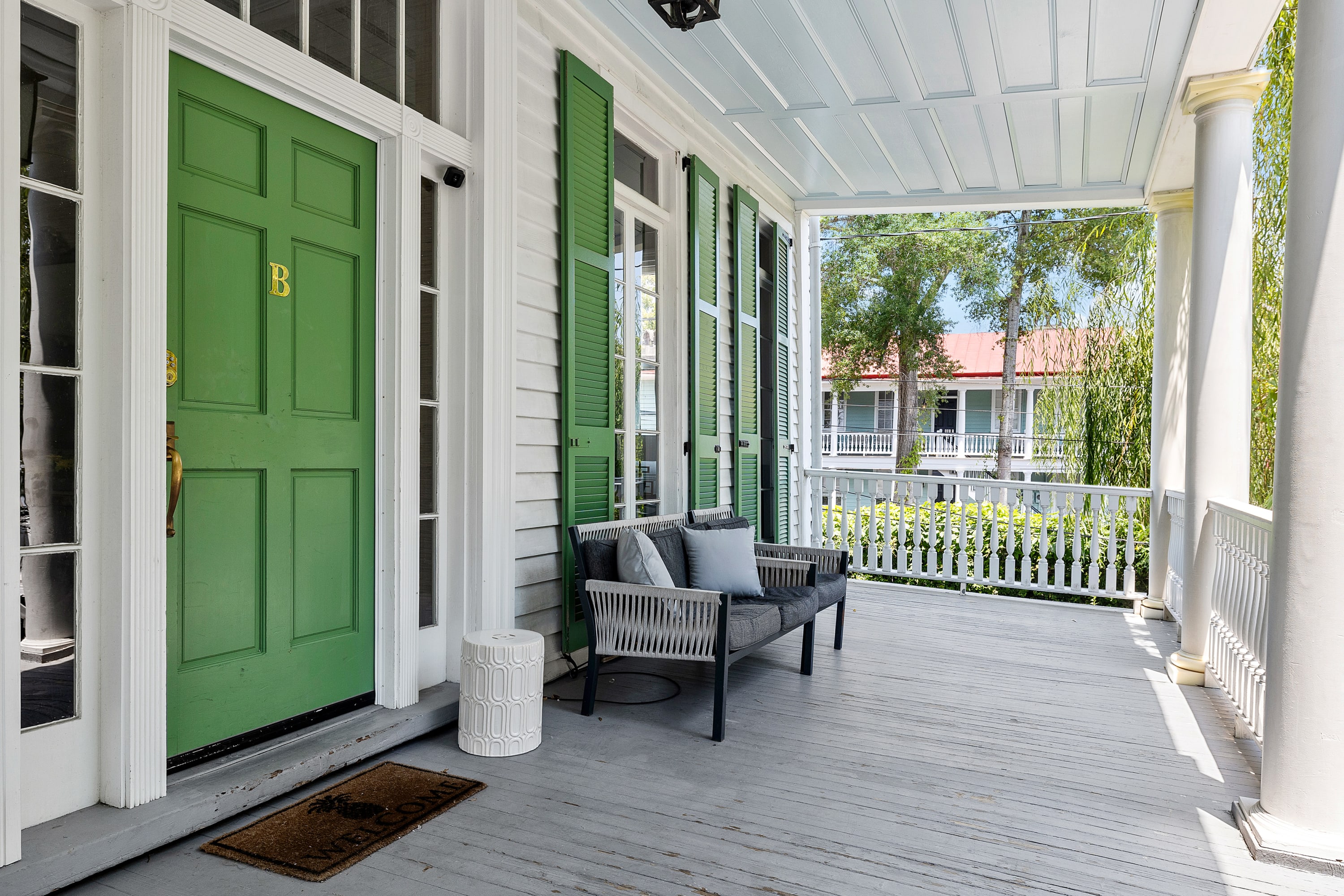 Plenty of room to relax on the outdoor porch